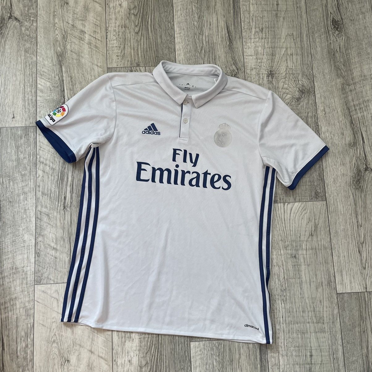 Adidas Adidas Real Madrid jersey Fly Emirates tee shirt Size US L / EU 52-54 / 3 - 1 Thumbnail
