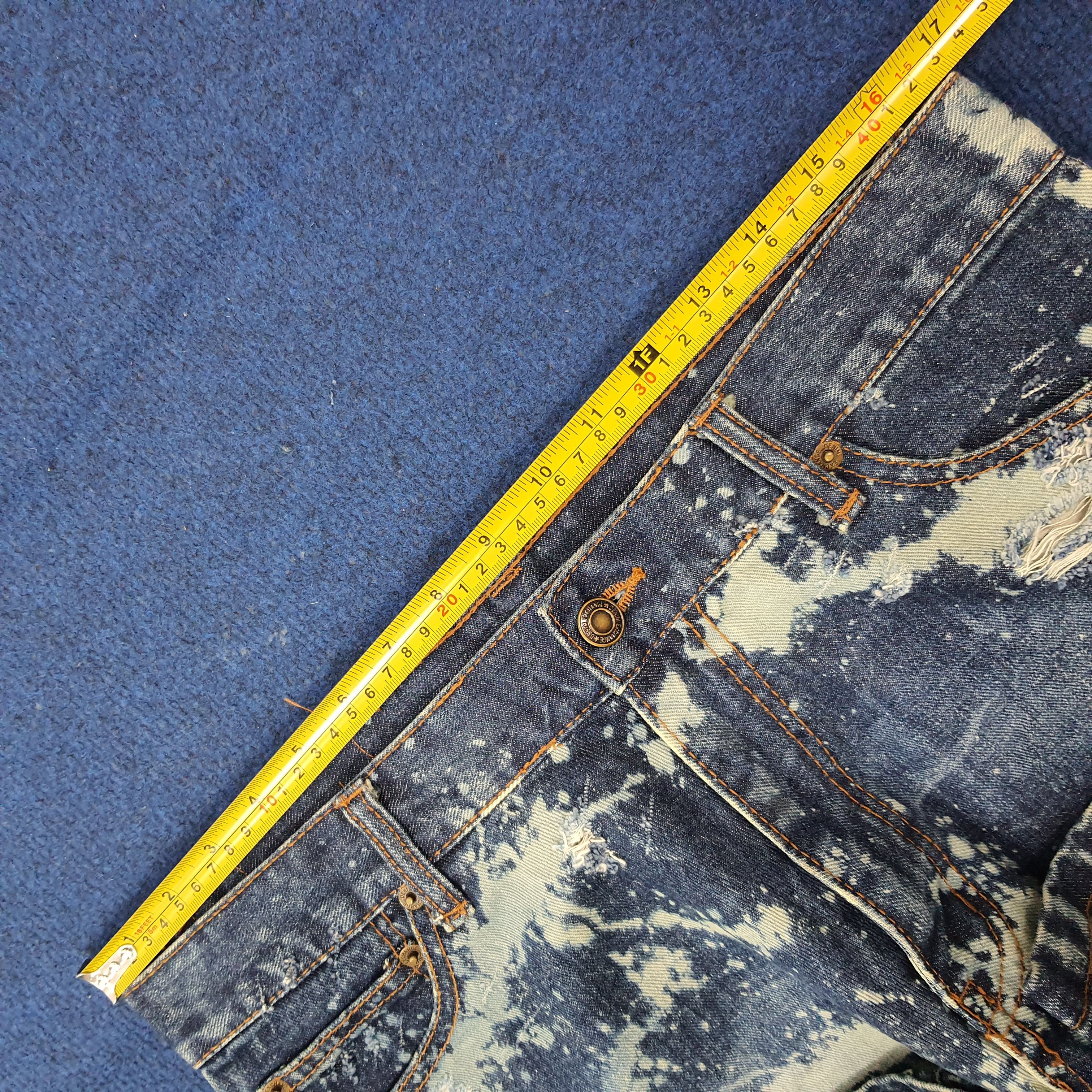 Vintage Vintage D/EX Denim Exchange Distressed Paint Jeans C272N2 Size US 33 - 13 Thumbnail