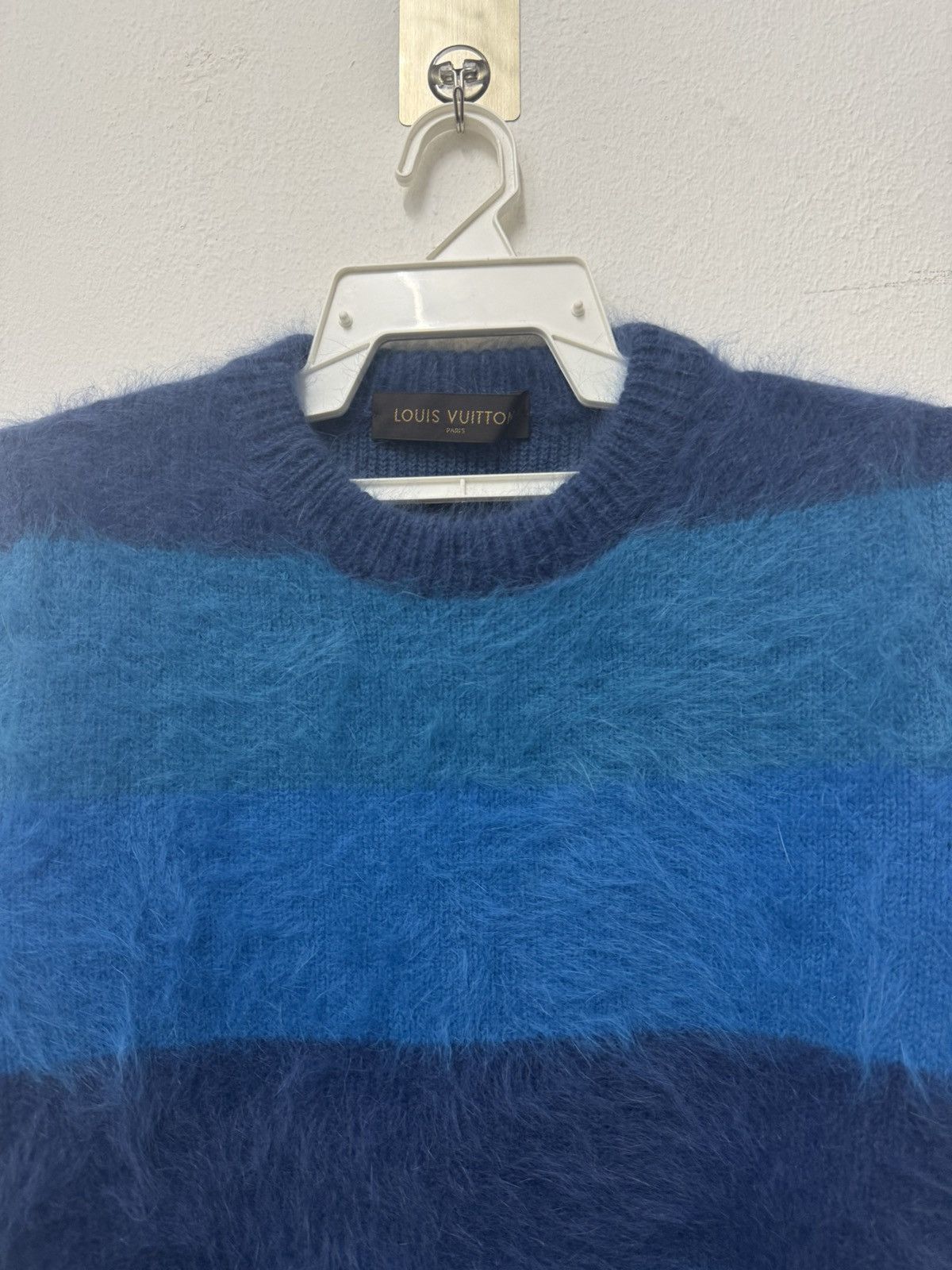 Louis Vuitton Louis Vuitton Paris Mohair Stripes Border Blue Size US S / EU 44-46 / 1 - 2 Thumbnail