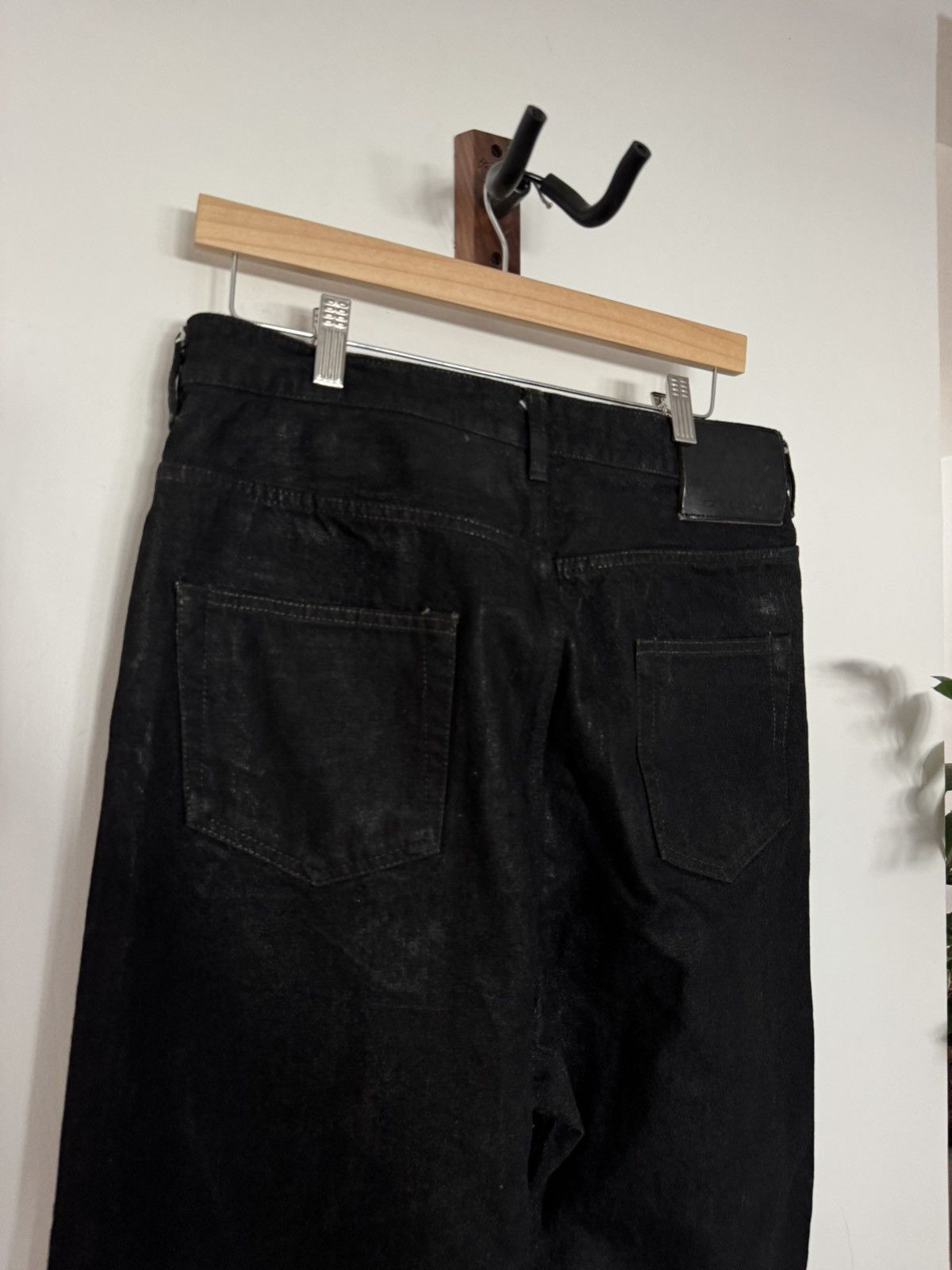 Rick Owens Rick Owens Collapse Cut Selvedge Waxed Denim Size US 33 - 4 Thumbnail