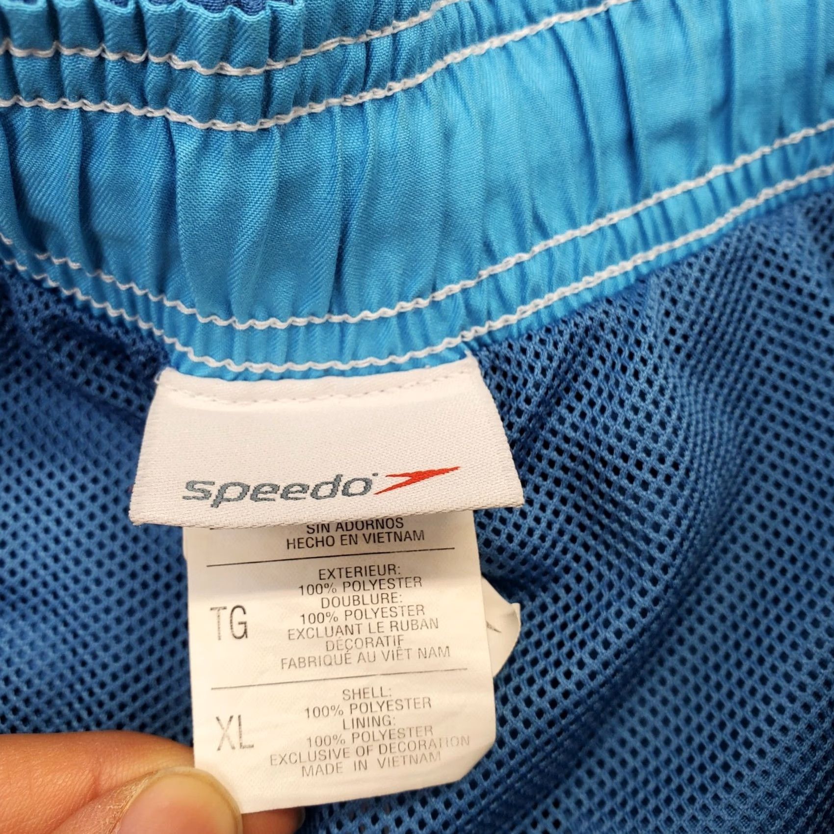 Speedo Speedo Board Shorts Mens XL Multi Hawaiian Embroidered Flower Therrmal Lined Size US 36 / EU 52 - 6 Thumbnail