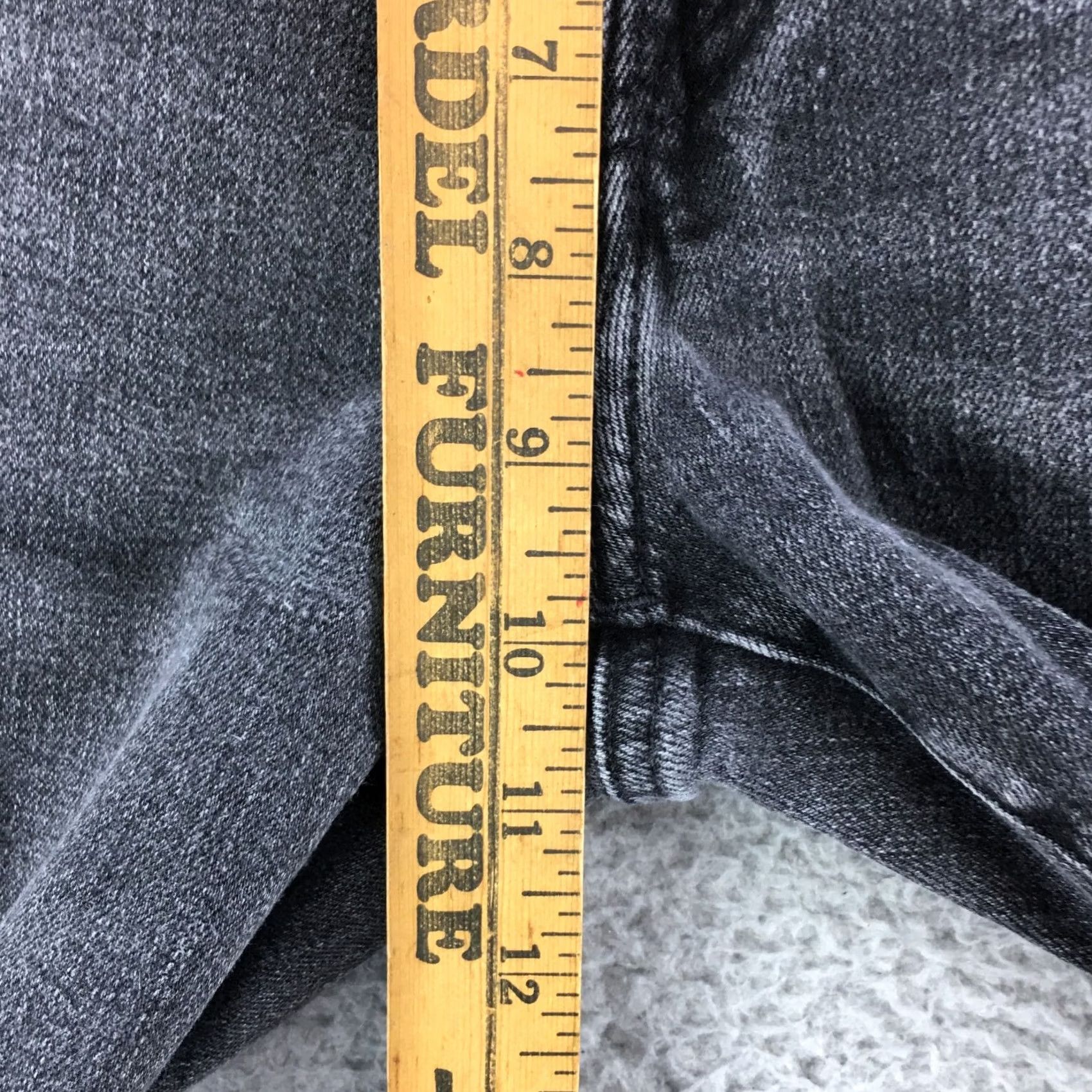 American Eagle Outfitters American Eagle Outfitters Tapered Jeans Mens 29x32 Grey Denim Zip 5-Pocket Regular Slim Shoes Zip Size US 29 - 7 Thumbnail