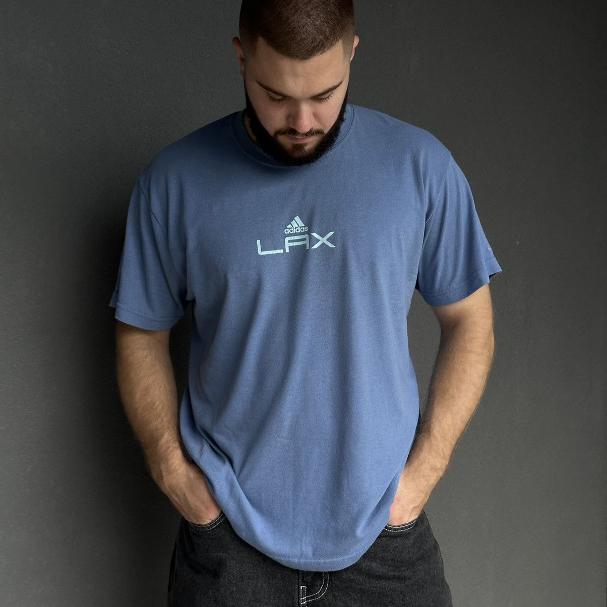 Y/Project Vintage Adidas Lax T-shirts Big Logo Sportwear Y2K 00z Size US L / EU 52-54 / 3 - 1 Thumbnail