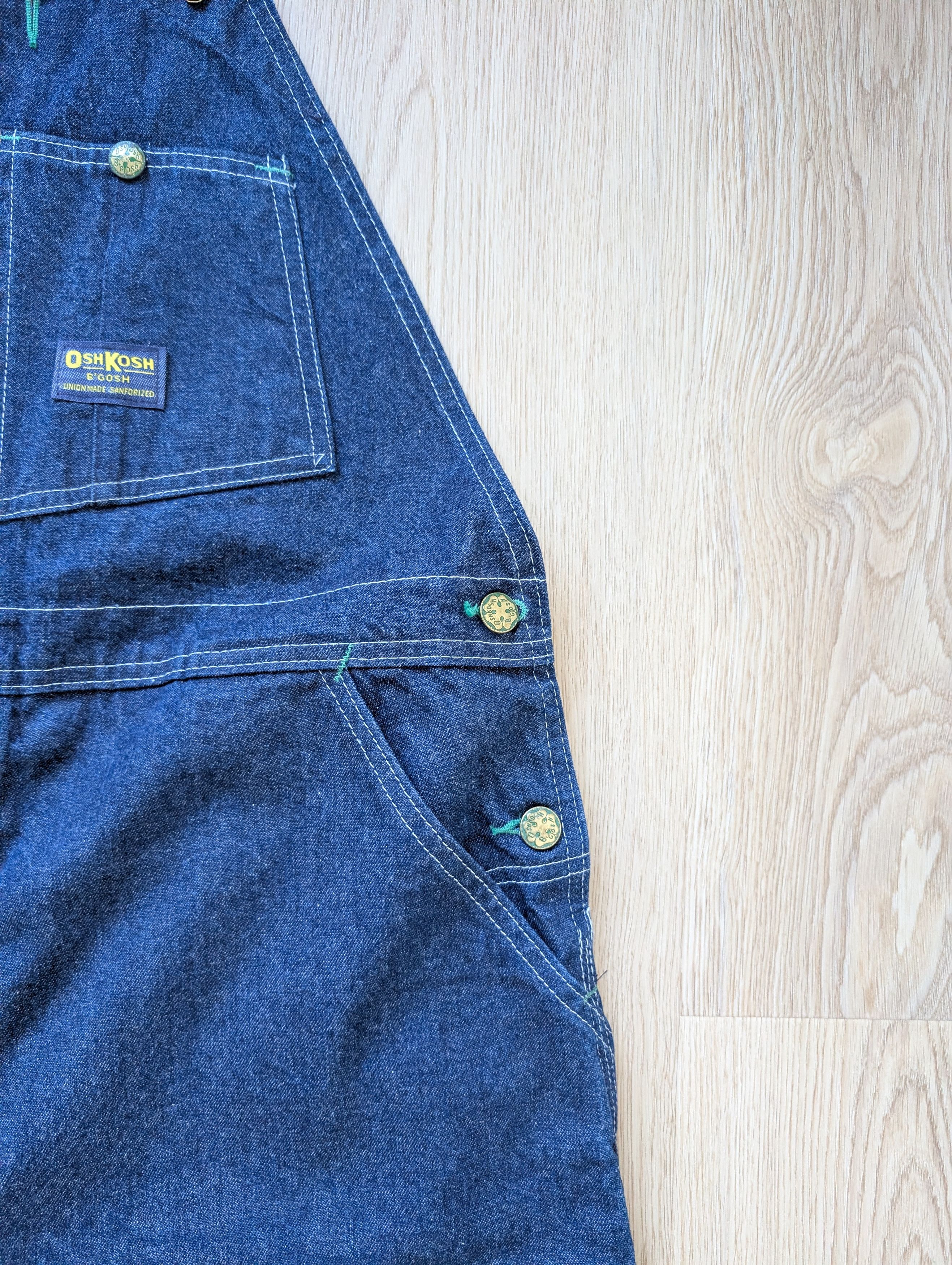 Other Vintage OshKosh B'gosh Vestback Denim Overalls Mens 40 x 31 Size US 40 / EU 56 - 3 Thumbnail