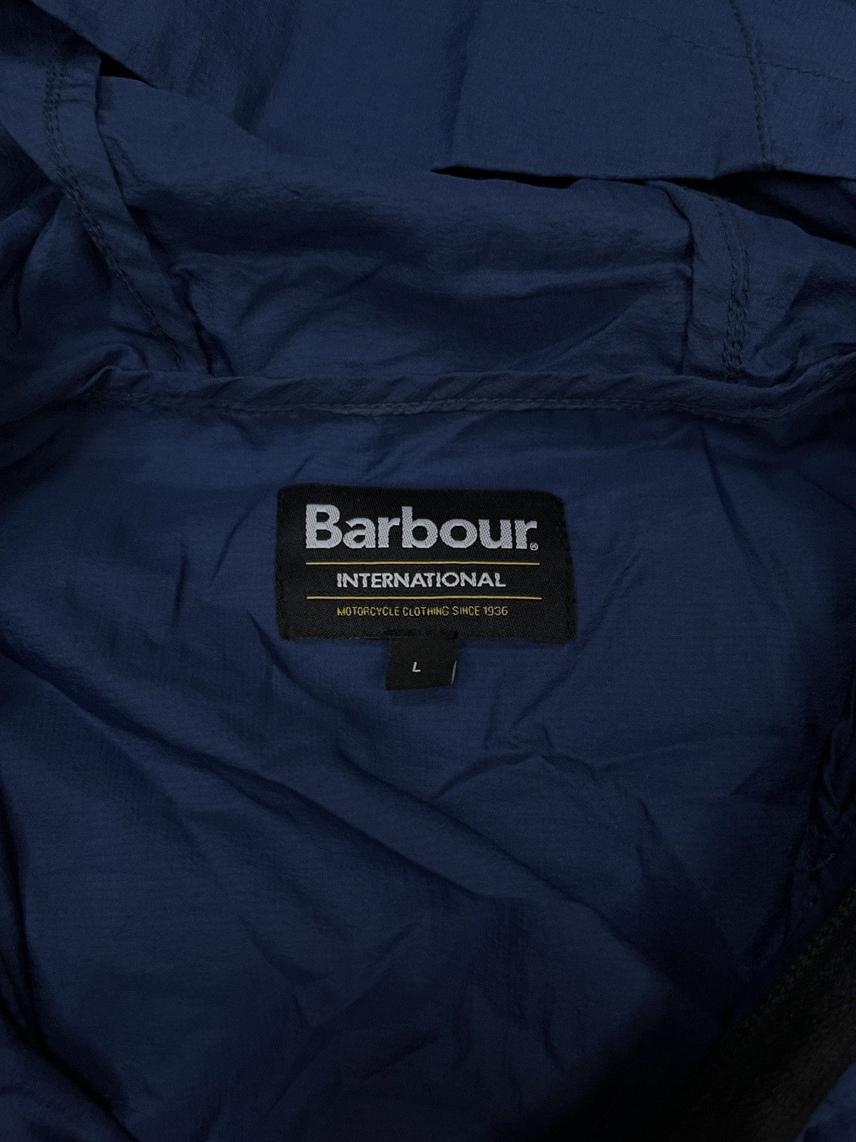 Barbour Barbour International Jacket Full Zip Hooded Windbreker Size US L / EU 52-54 / 3 - 4 Thumbnail
