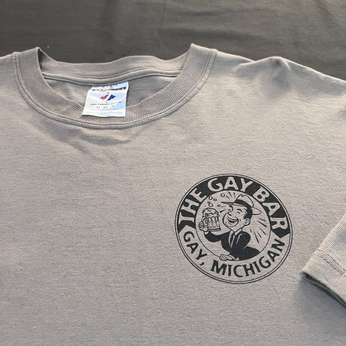 Vintage Vintage Y2K GAY BAR Promo Tee XL Funny Humor Size US XL / EU 56 / 4 - 5 Thumbnail