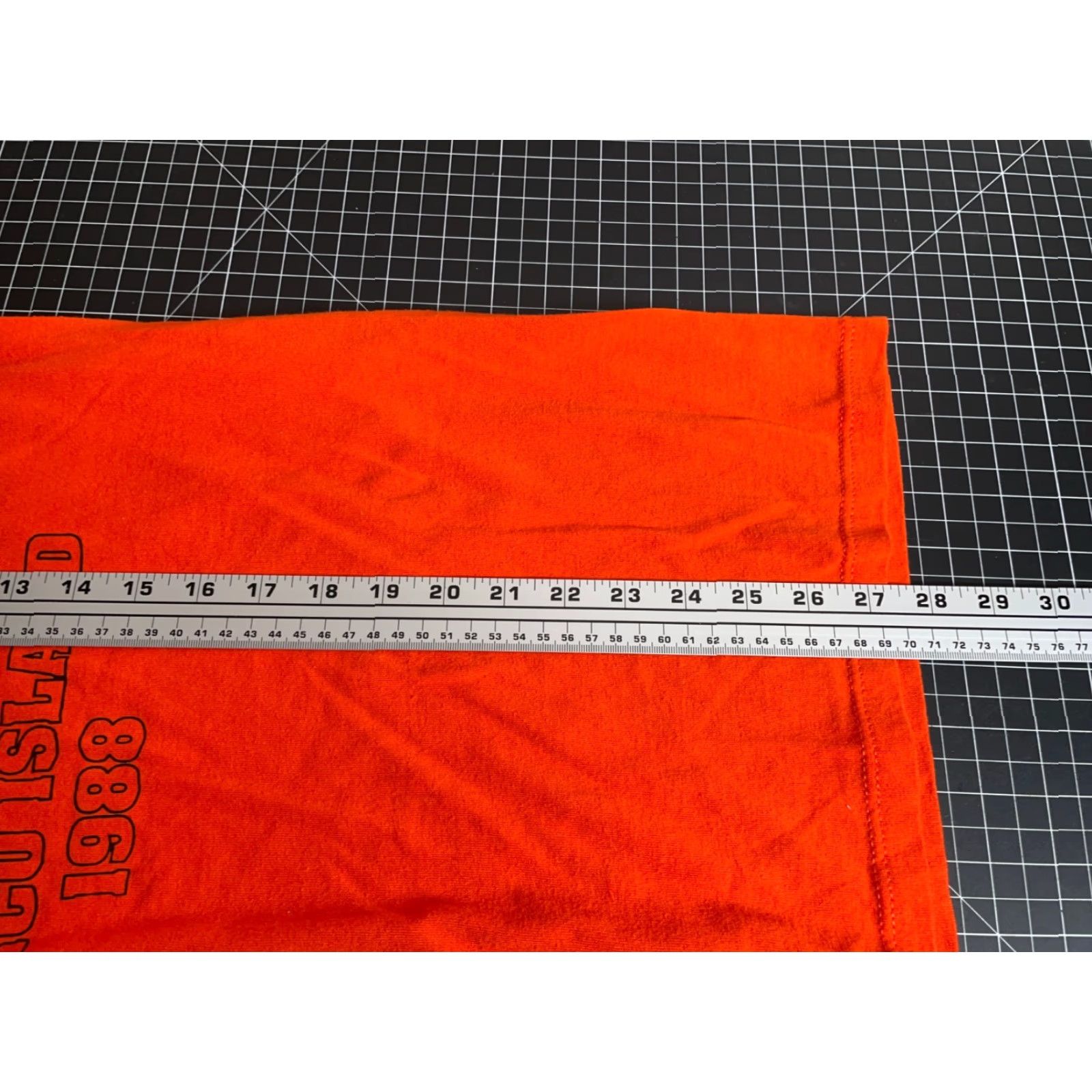 Jerzees VINTAGE Jerzees 1988 Marco Island Fog & Smog graphic T-Shirt Adult Large Orange Size US M / EU 48-50 / 2 - 6 Thumbnail