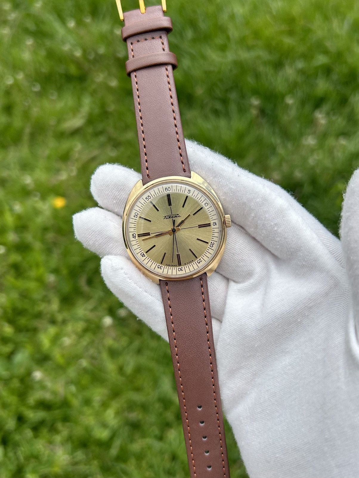 Vintage Vintage Watch Raketa Soviet USSR Mechanical Authentic 1980s Size ONE SIZE - 20 Thumbnail