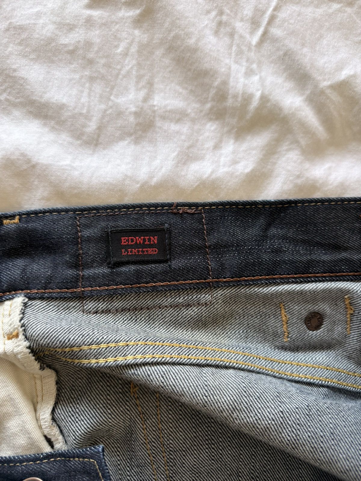 Edwin Edwin 505 Harajuku Shop Special Selvedge Jeans – 32x33 Size US 32 / EU 48 - 10 Thumbnail