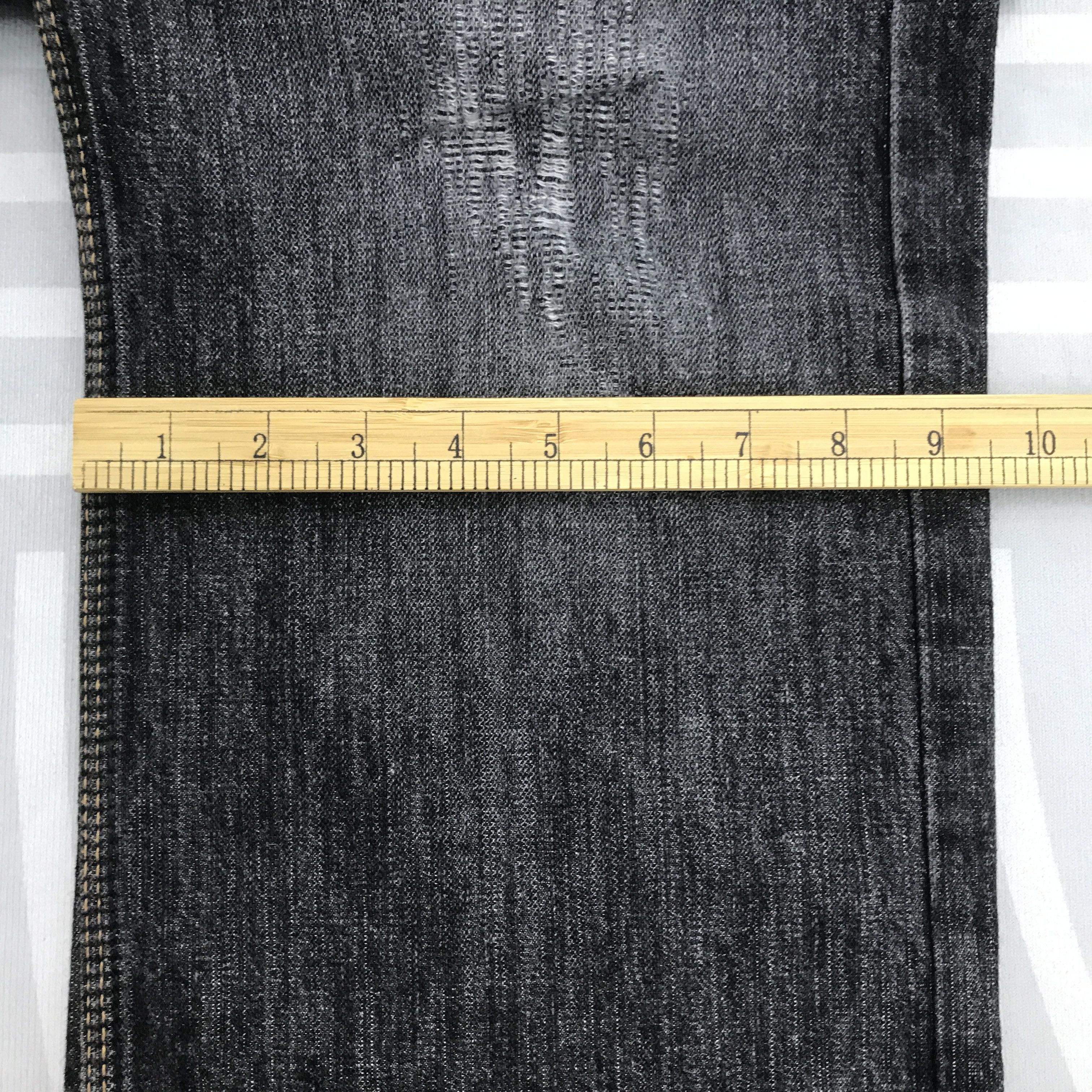 Japanese Brand × Vintage Japan Black denim Distressed style jeans Denim Size US 34 / EU 50 - 11 Thumbnail