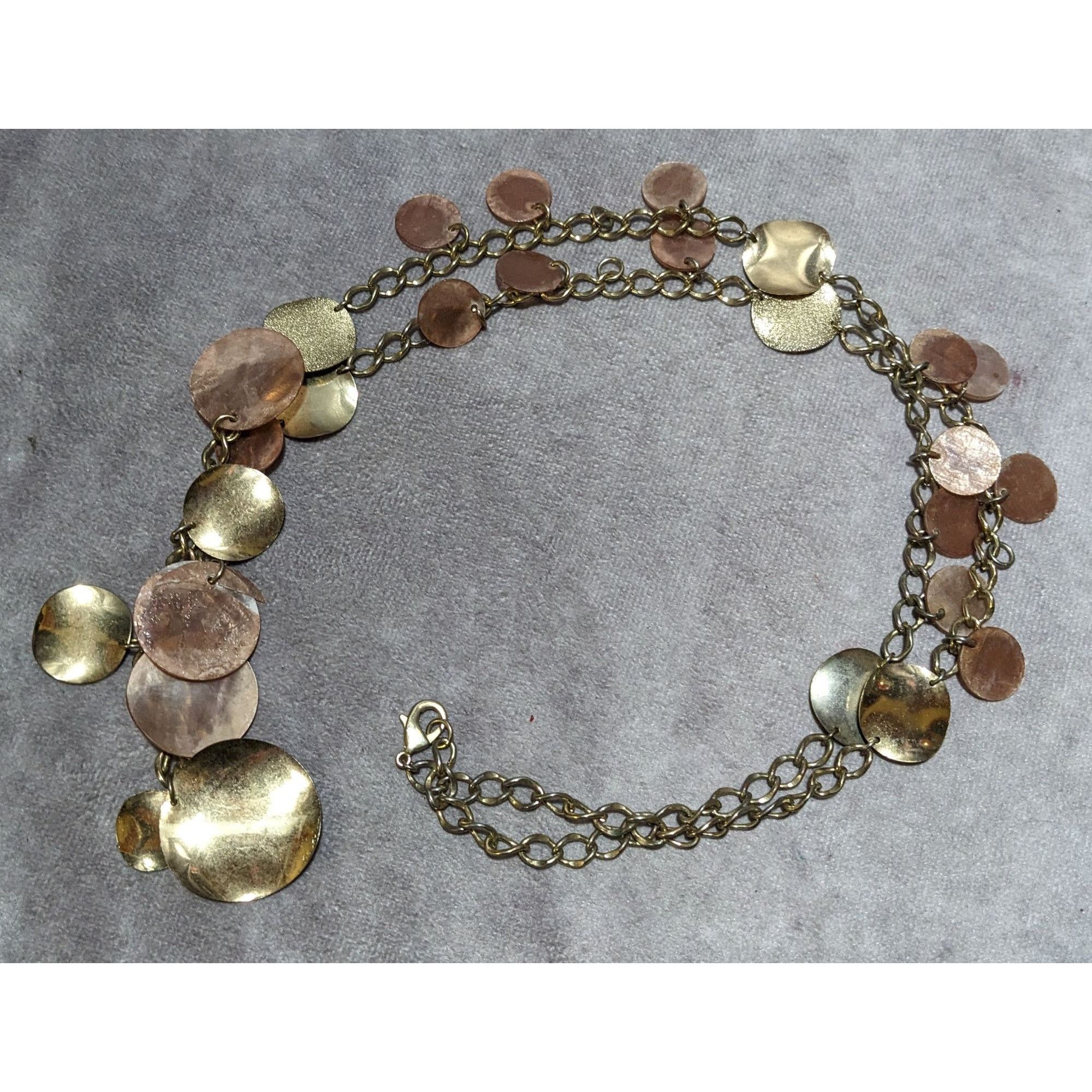 Other Retro Y2K Gold Shell Disc Charm Necklace Size ONE SIZE - 9 Thumbnail