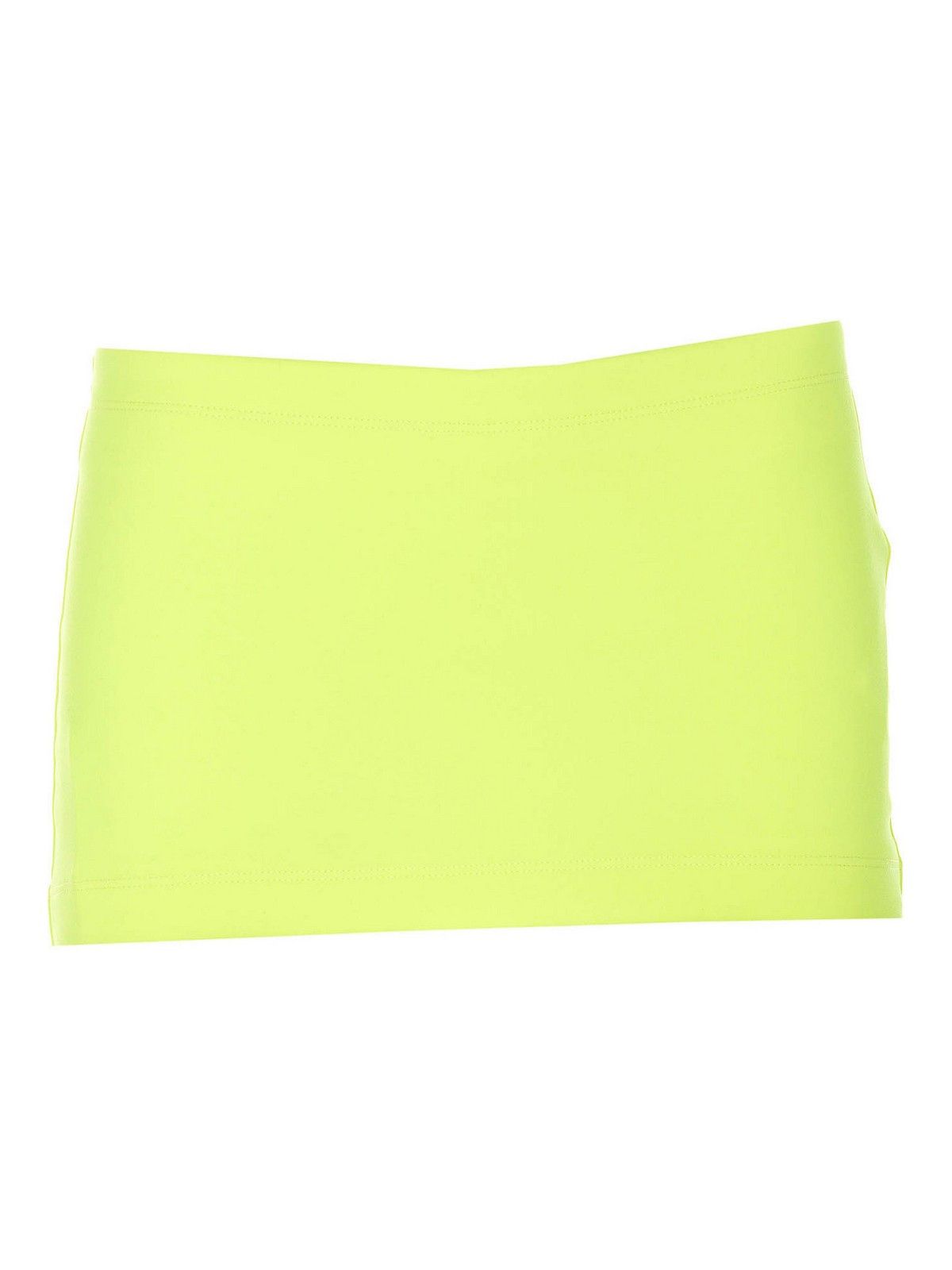 Balenciaga oc11z0426 Mini Cycling Skirt in Yellow Size 25" / US 0 / IT 36 - 1 Thumbnail