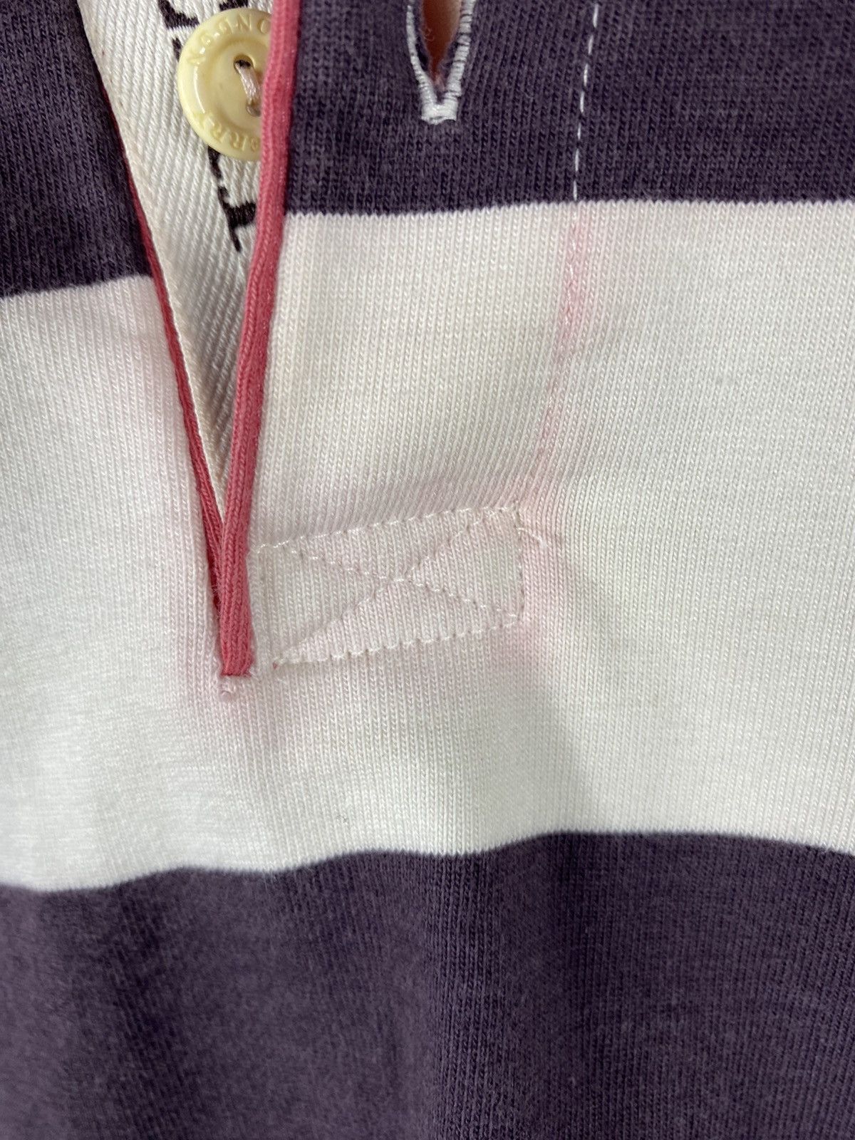 Burberry Burberry London Stripe Small Logo Embroidery Long Sleeve Size US S / EU 44-46 / 1 - 9 Thumbnail