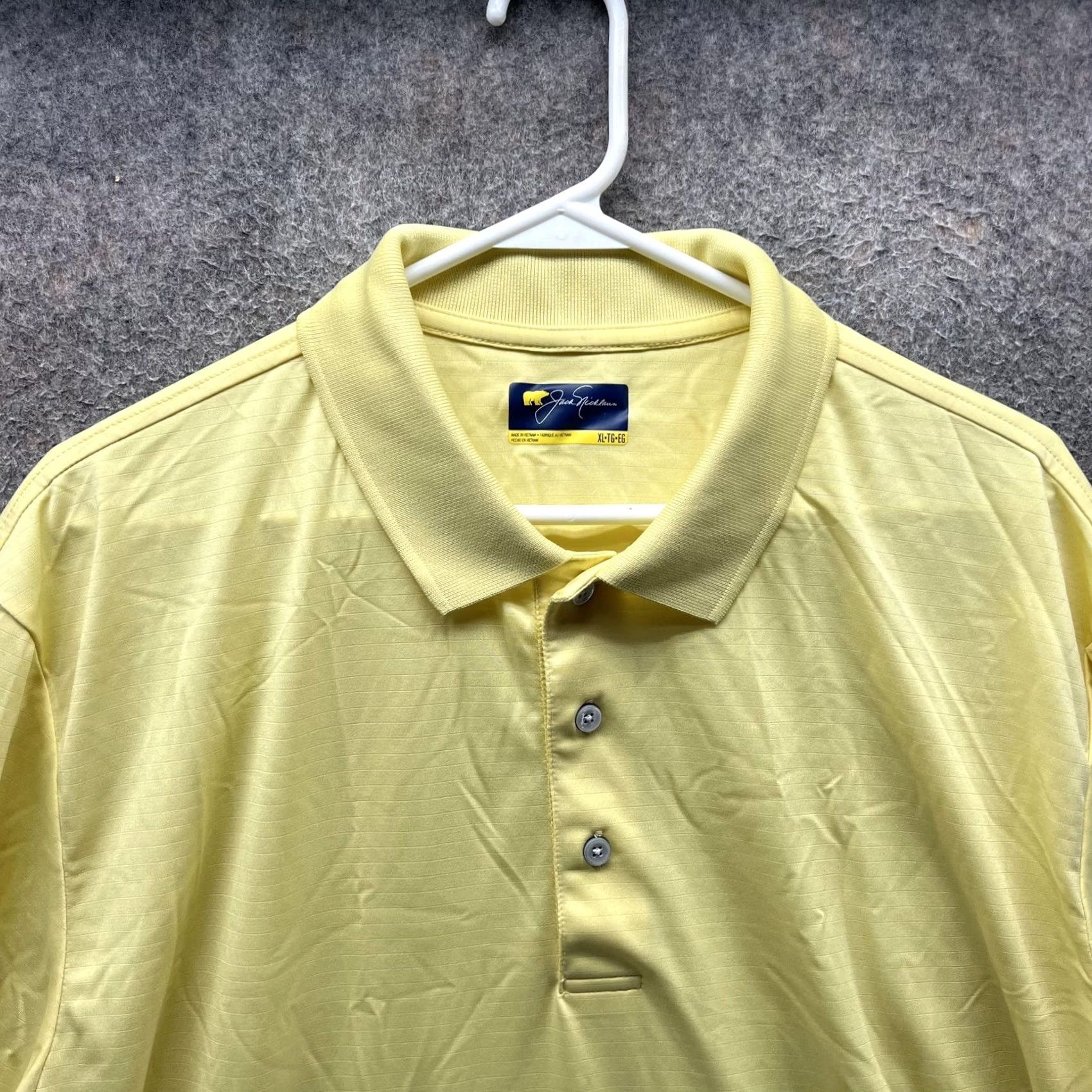 Vintage Jack Nicklaus Polo Shirt Mens XL Yellow Golf Performance Short Sleeve Casual Shirt Size US XL / EU 56 / 4 - 7 Thumbnail