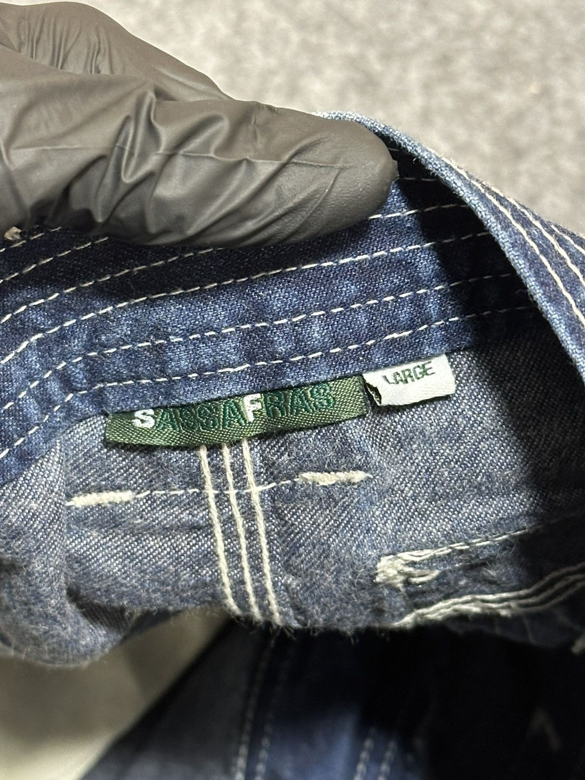 Sassafras Sassafras Japanese gardener denim work pants. Size US 33 - 16 Thumbnail