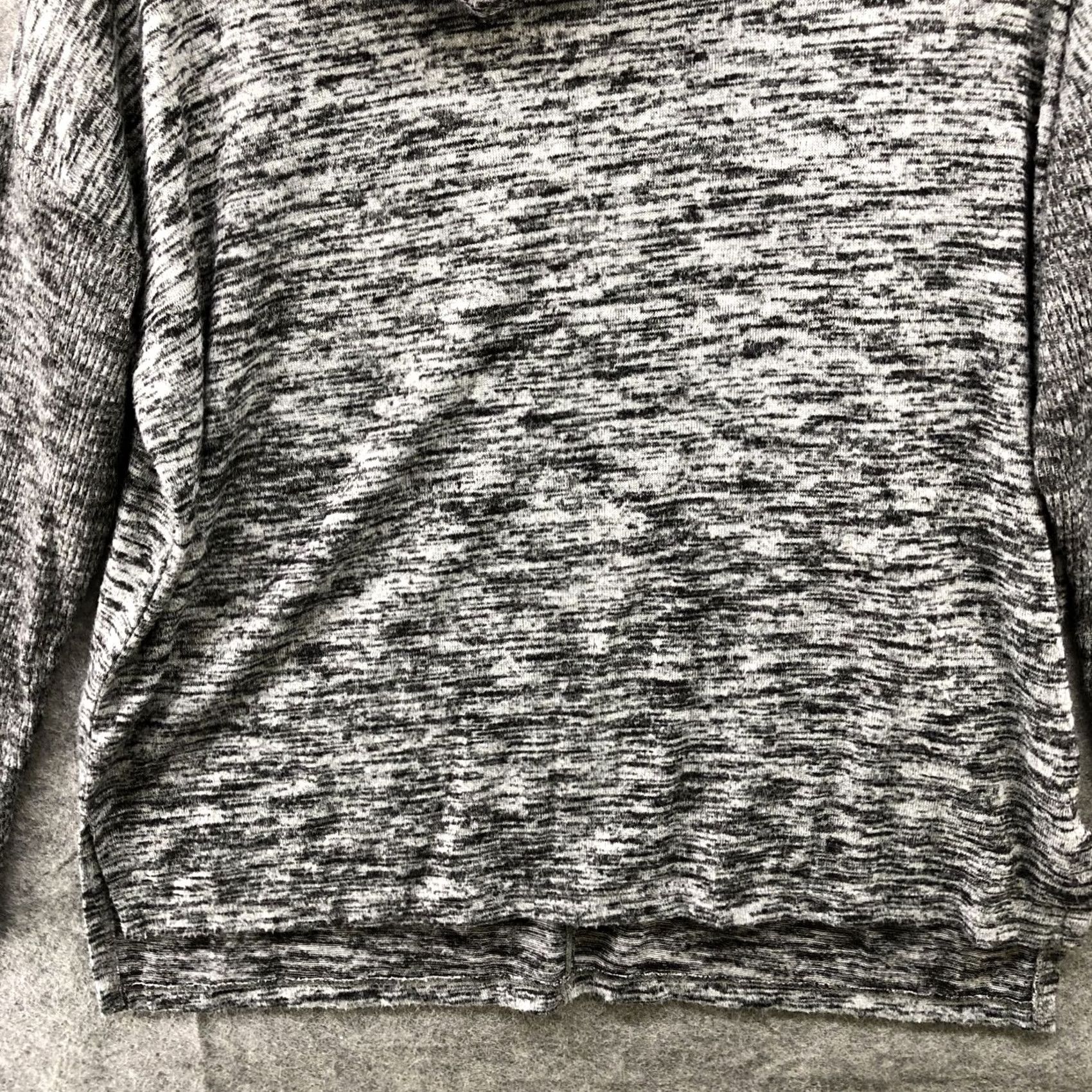 Vintage Tahari Cowl Neck Knit Pullover Sweater Womens M Gray Heather Lightweight Size M / US 6-8 / IT 42-44 - 4 Thumbnail