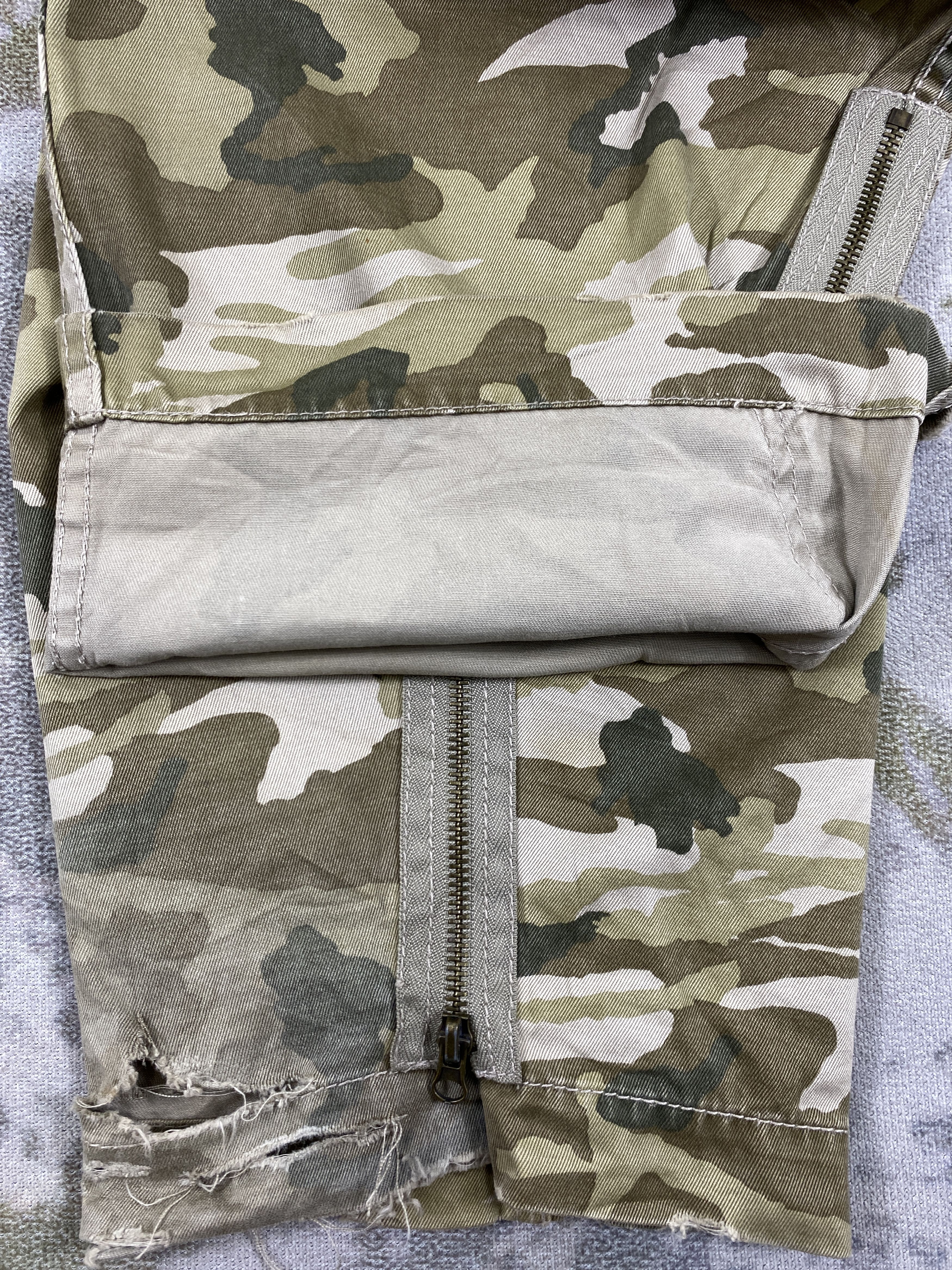 Japanese Brand Real Crush Clothing Camo Cargo Pants -CP304 Size US 32 / EU 48 - 11 Thumbnail