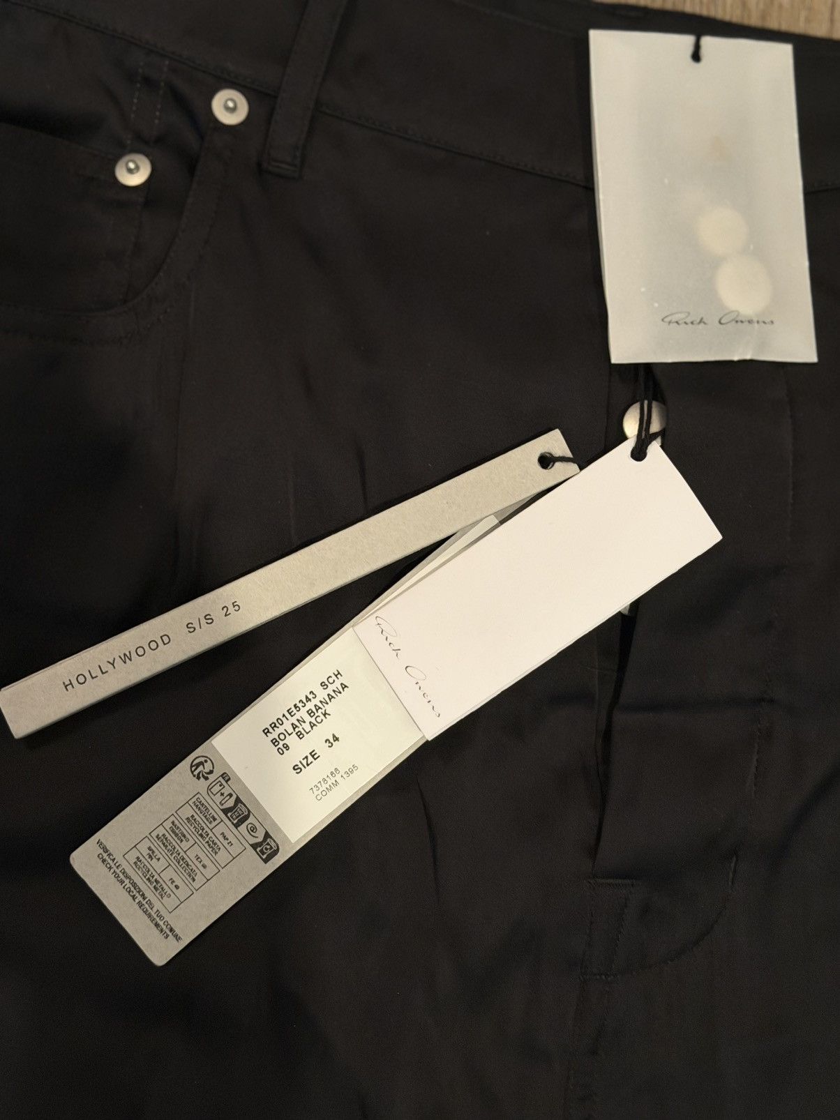 Rick Owens Rick Owens : Hollywood Banana Bolan Trousers Size US 34 / EU 50 - 3 Thumbnail