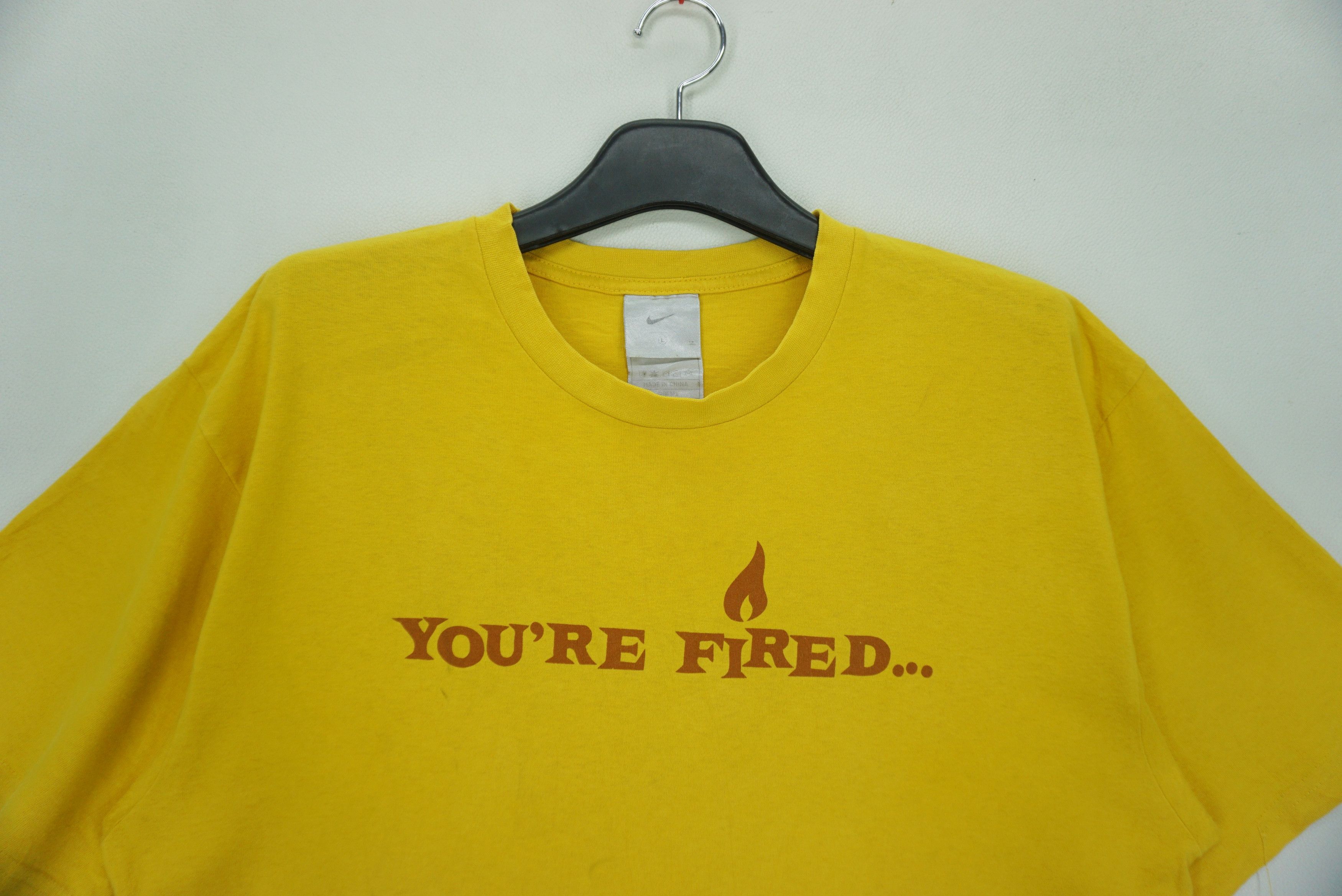 Nike Vintage Silver Tag Y2K You're Fired Up Tee Size US L / EU 52-54 / 3 - 3 Thumbnail