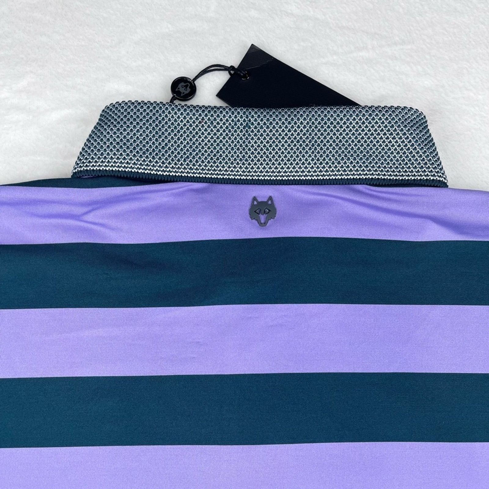 Other Greyson Men’s L Purple Saguache Striped Windflower Golf Polo Size US L / EU 52-54 / 3 - 7 Thumbnail