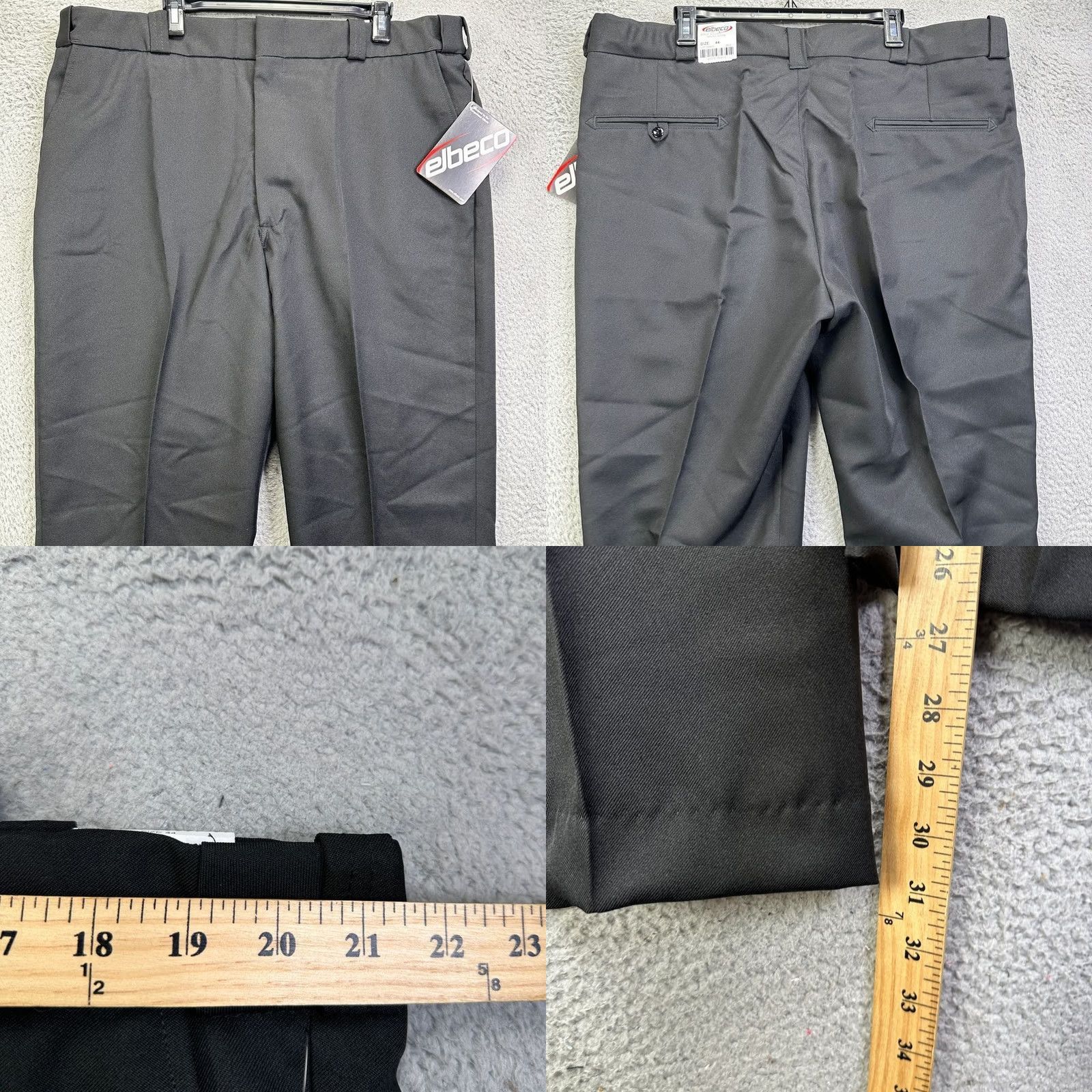 Vintage Elbeco Uniform Pants Mens 44 Tex Trop2 Black Tactical Tech Workwear E320RN NEW Pants Mens 44 Black Workwear Jeans? Size US 44 / EU 60 - 8 Thumbnail
