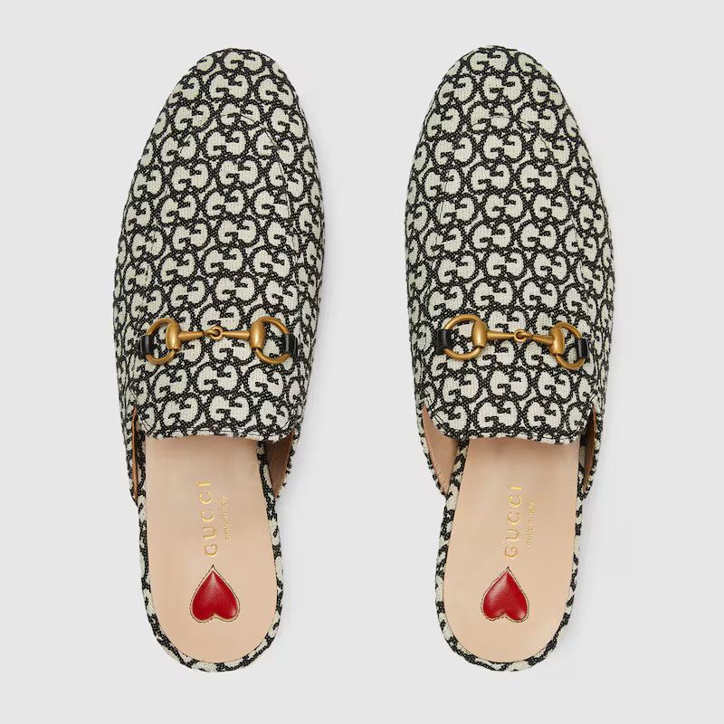 Gucci o1s1wg110125 Princetown Slippers Mules in Ivory/Black Size US 6.5 / IT 36.5 - 4 Thumbnail