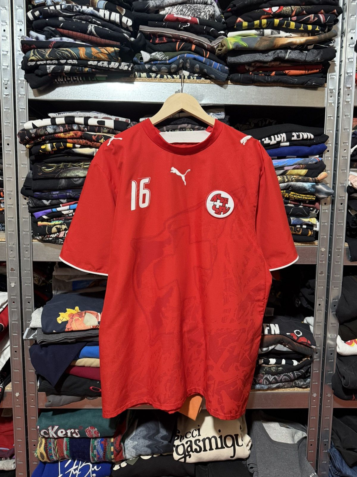 Puma Switzerland Barnetta 2006 2007 2008 Home Soccer Jersey