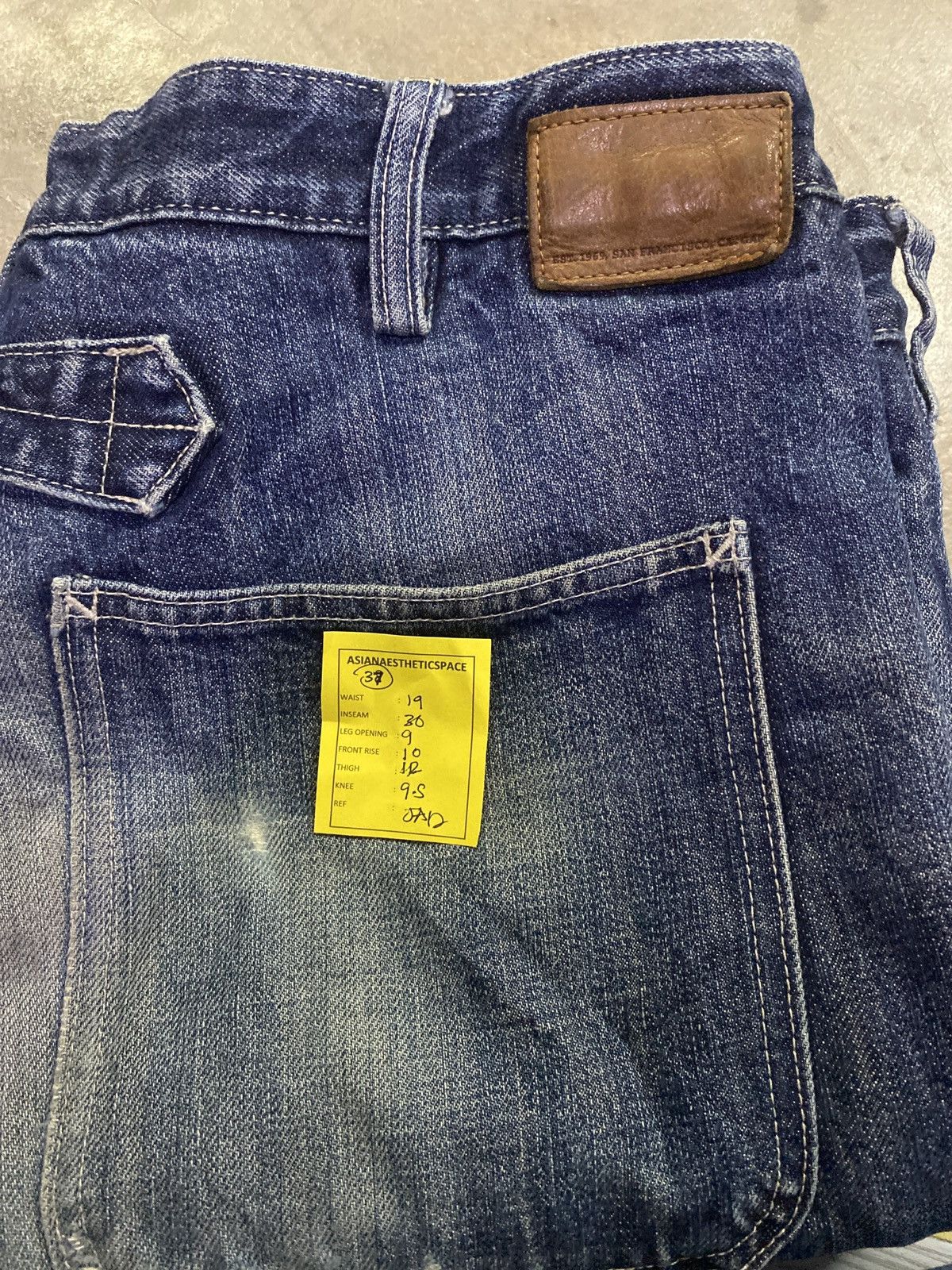 JNCO × Japanese Brand Gap Jean Baggy Loose Fit Blue Jean Cargo Pocket Jnco Size US 37 - 17 Thumbnail