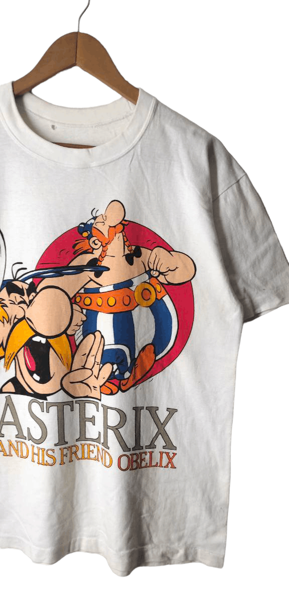 Vintage VINTAGE CARTOON 80S ASTERIX AND HIS FRIEND OBELIX TEE Size US M / EU 48-50 / 2 - 3 Thumbnail