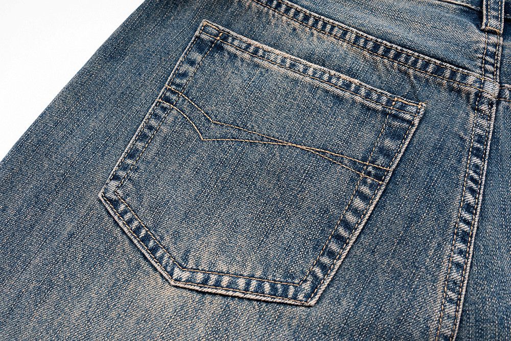 Japanese Brand × Jean Y2k Street Washed Blue Baggy Jeans Size US 33 - 6 Thumbnail