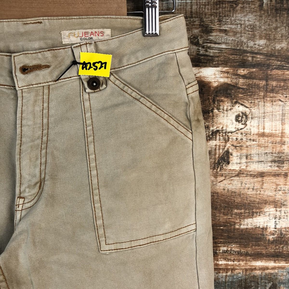 Japanese Brand Ru Jeans Brown Cargo Multipocket Pants #A2527 Size 27" / US 4 / IT 40 - 8 Thumbnail