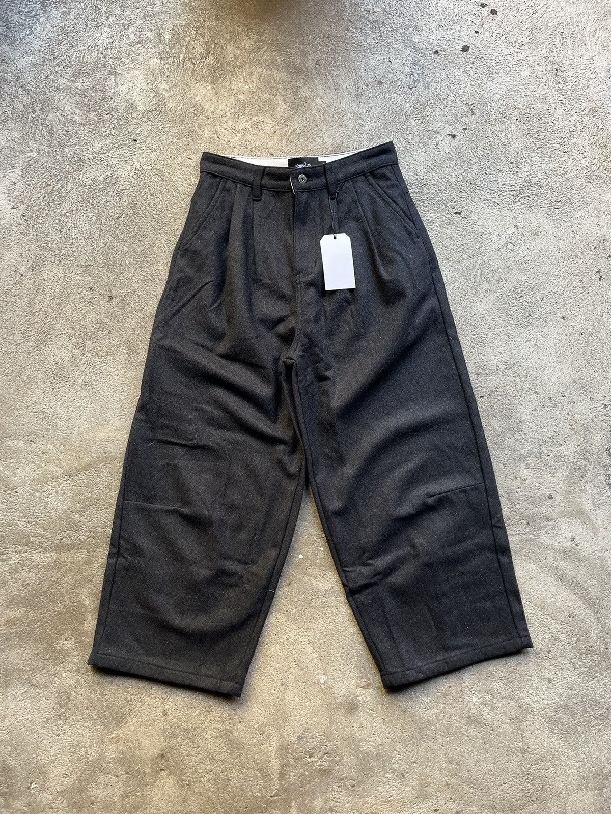 Other NWT Channel97 Streetwear Black Wool Baggy Pants Size US 30 / EU 46 - 1 Thumbnail