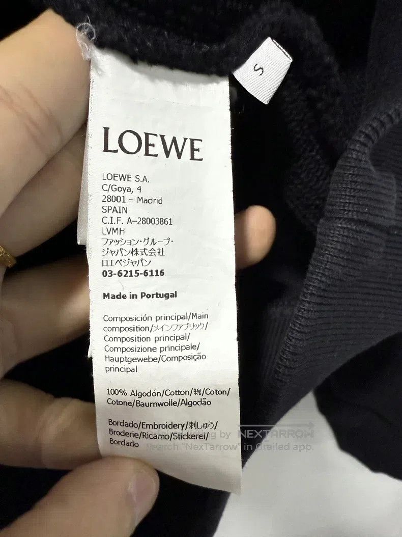 Loewe Loewe Embroidered logo sweatshirt Size S / US 4 / IT 40 - 4 Thumbnail