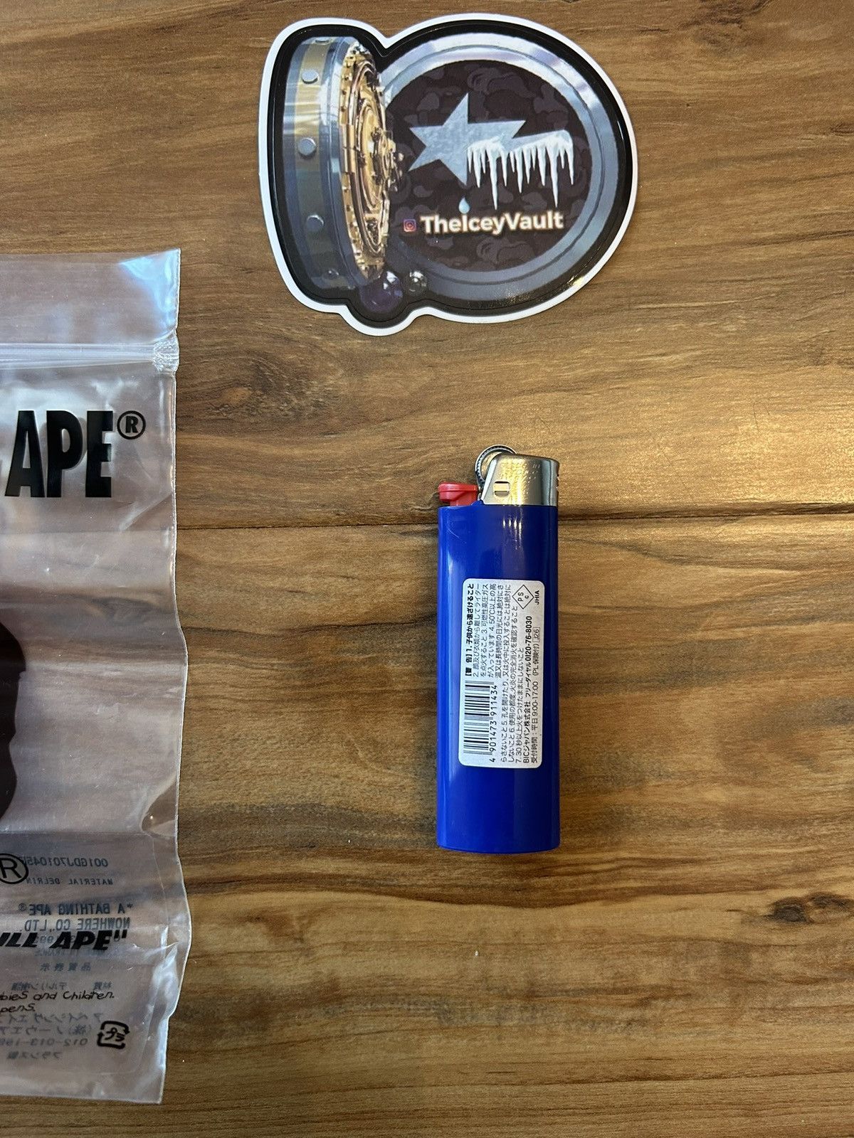 Bape NEW Bape Blue Bic Lighter Size ONE SIZE - 4 Thumbnail