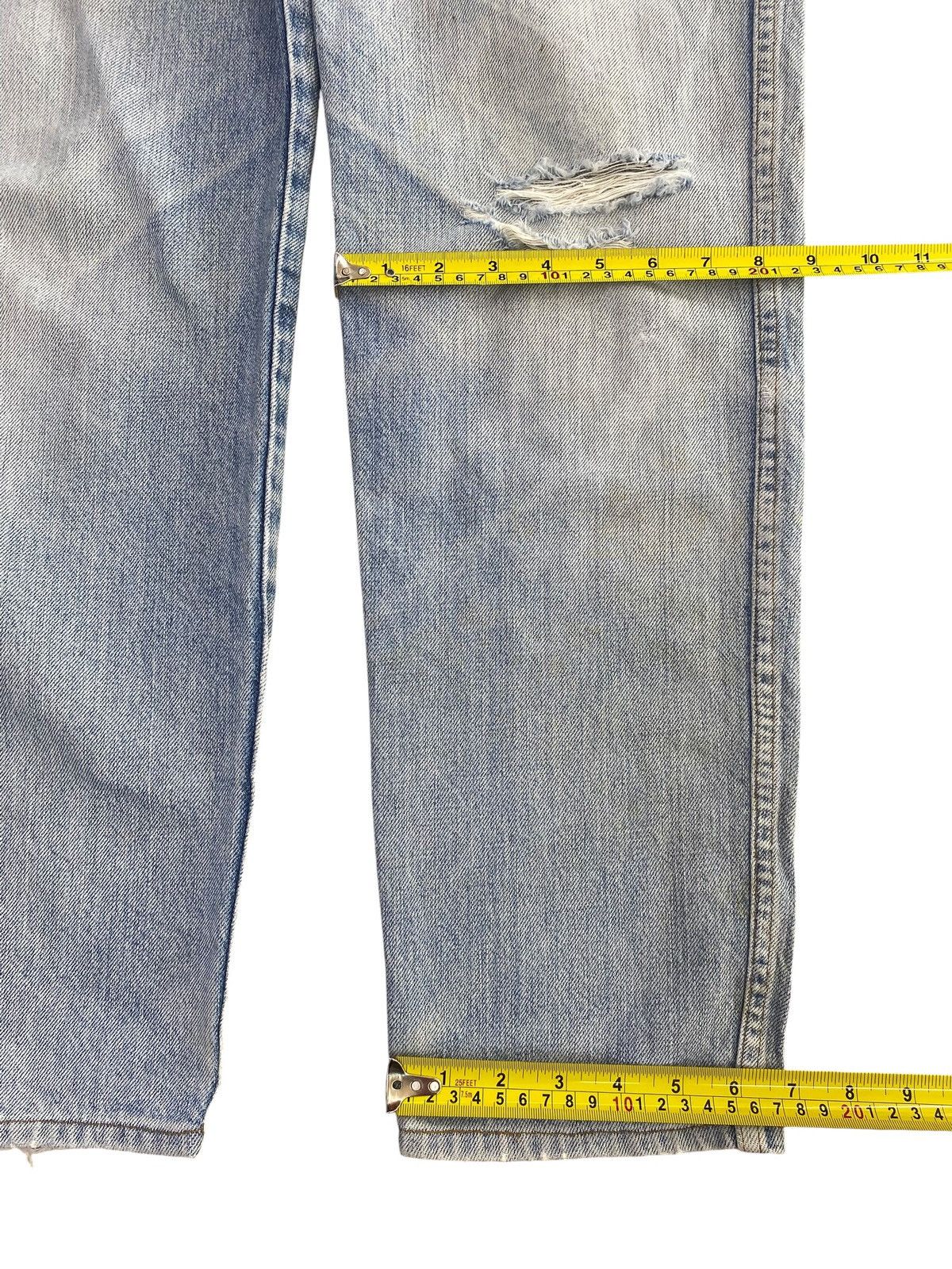 Levi's Levi’s Light Blue Wash Ripped Style Loose Jeans Size US 33 - 8 Thumbnail