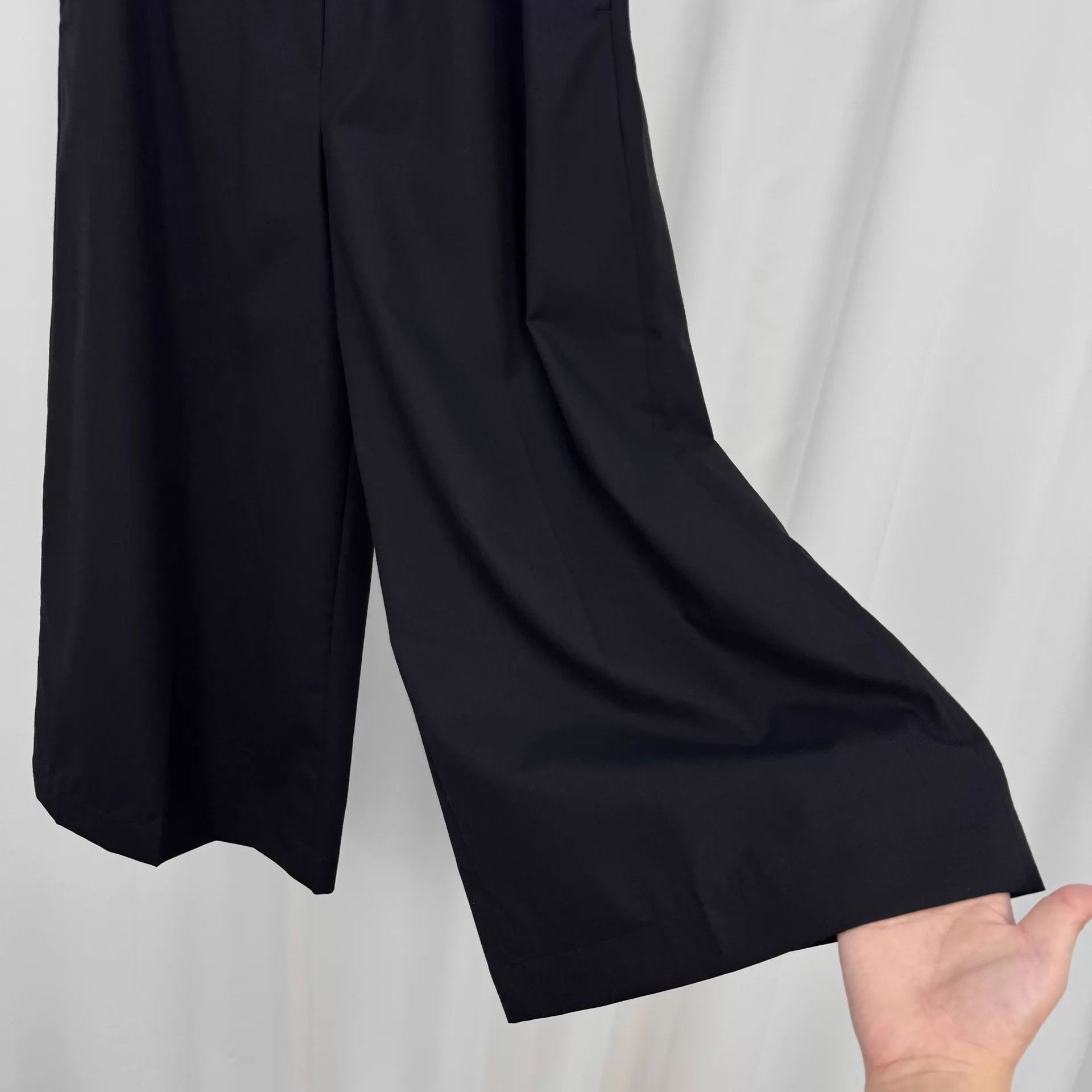 Loewe Loewe Black Wool Wide Leg Pants S Size 26" / US 2 / IT 38 - 4 Thumbnail