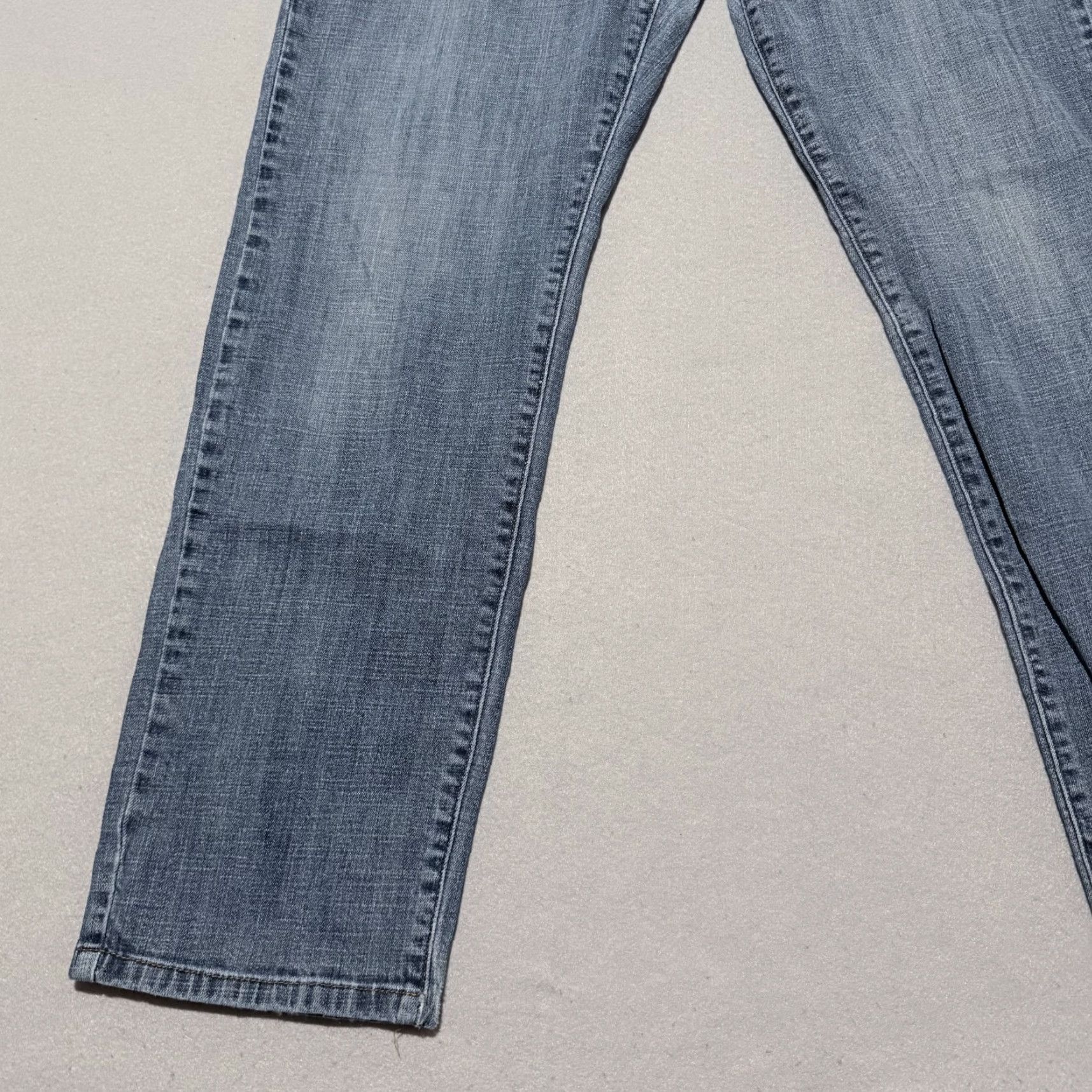 Lucky Brand Lucky Brand 221 Straight Jeans Mens Blue Medium Wash Denim Pockets - 36x32 Size US 36 / EU 52 - 5 Thumbnail