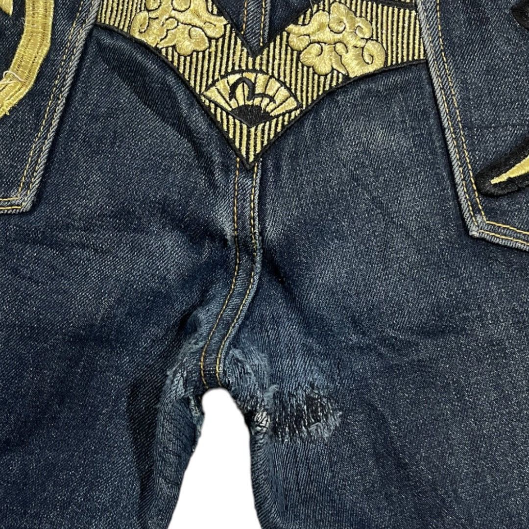 EVISU YEAR OF DOG 195/580 SELVEDGE DIACOCK DENIM [36-32]