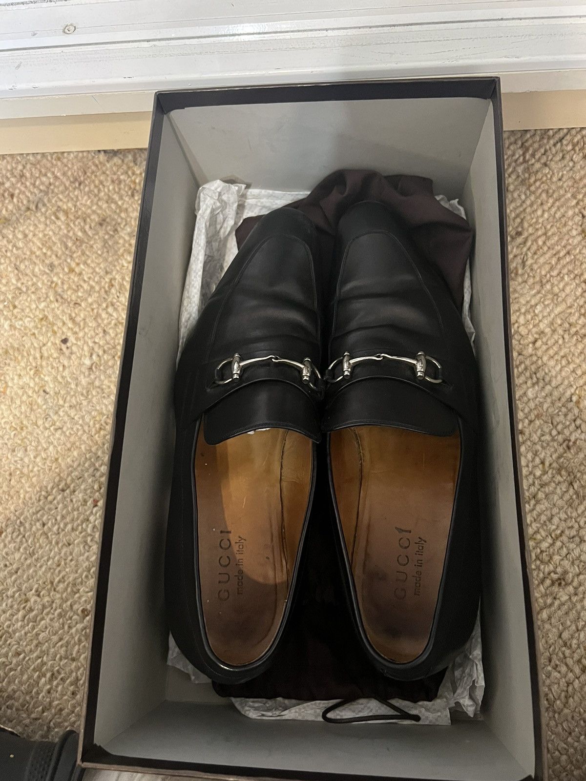 Gucci Gucci almond toe leather loafer Size US 9.5 / EU 42-43 - 5 Thumbnail