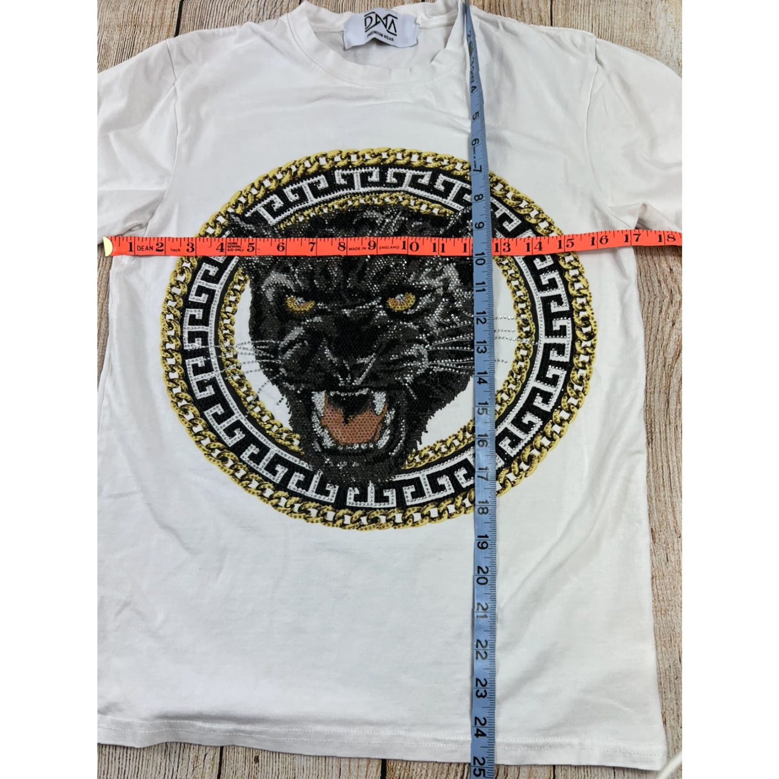 Vintage DNA Premium Mens T-Shirt White Small Black Panther Graphic Shirt S Mens Black Panther White T-Shirt DNA Premium Size US S / EU 44-46 / 1 - 6 Thumbnail