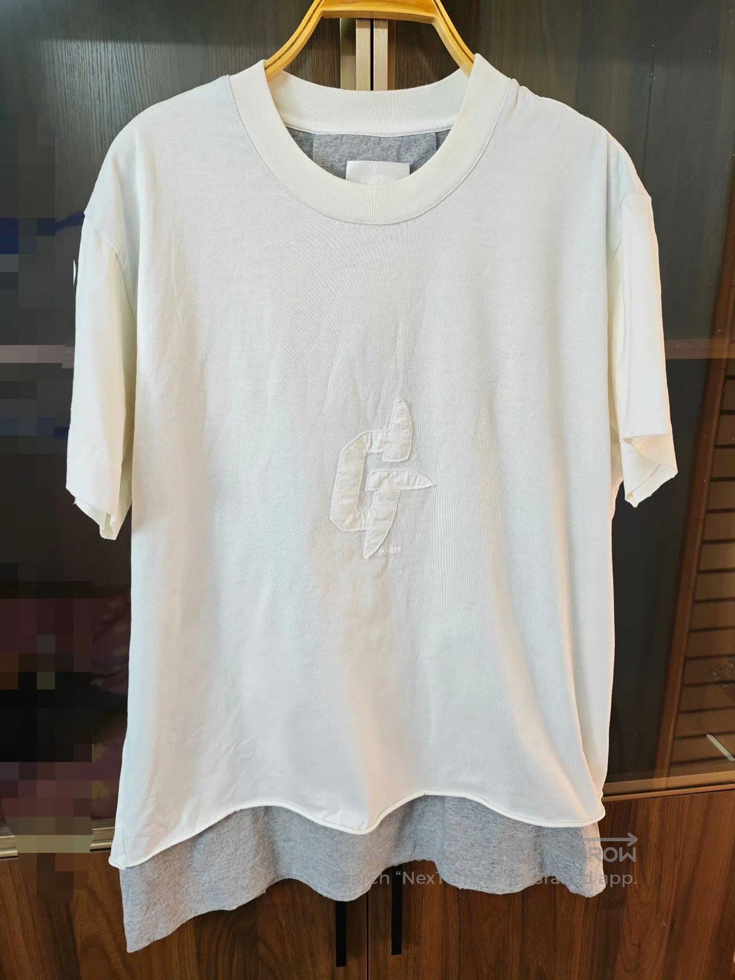 Givenchy Givenchy White Gray Deconstructed Spliced Tee. Size US XS / EU 42 / 0 - 1 Thumbnail