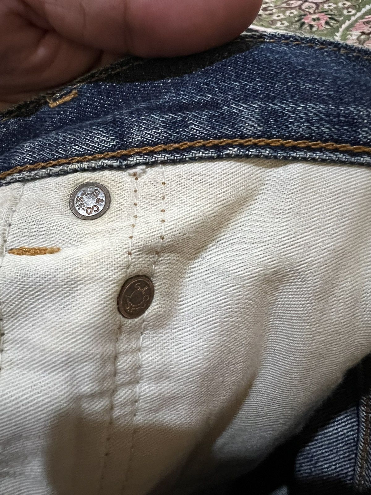 Levi's VINTAGE LEVIS 502 BIG E SELVEDGE DISTRESSED MUD WASH JEANS Size US 28 / EU 44 - 16 Thumbnail