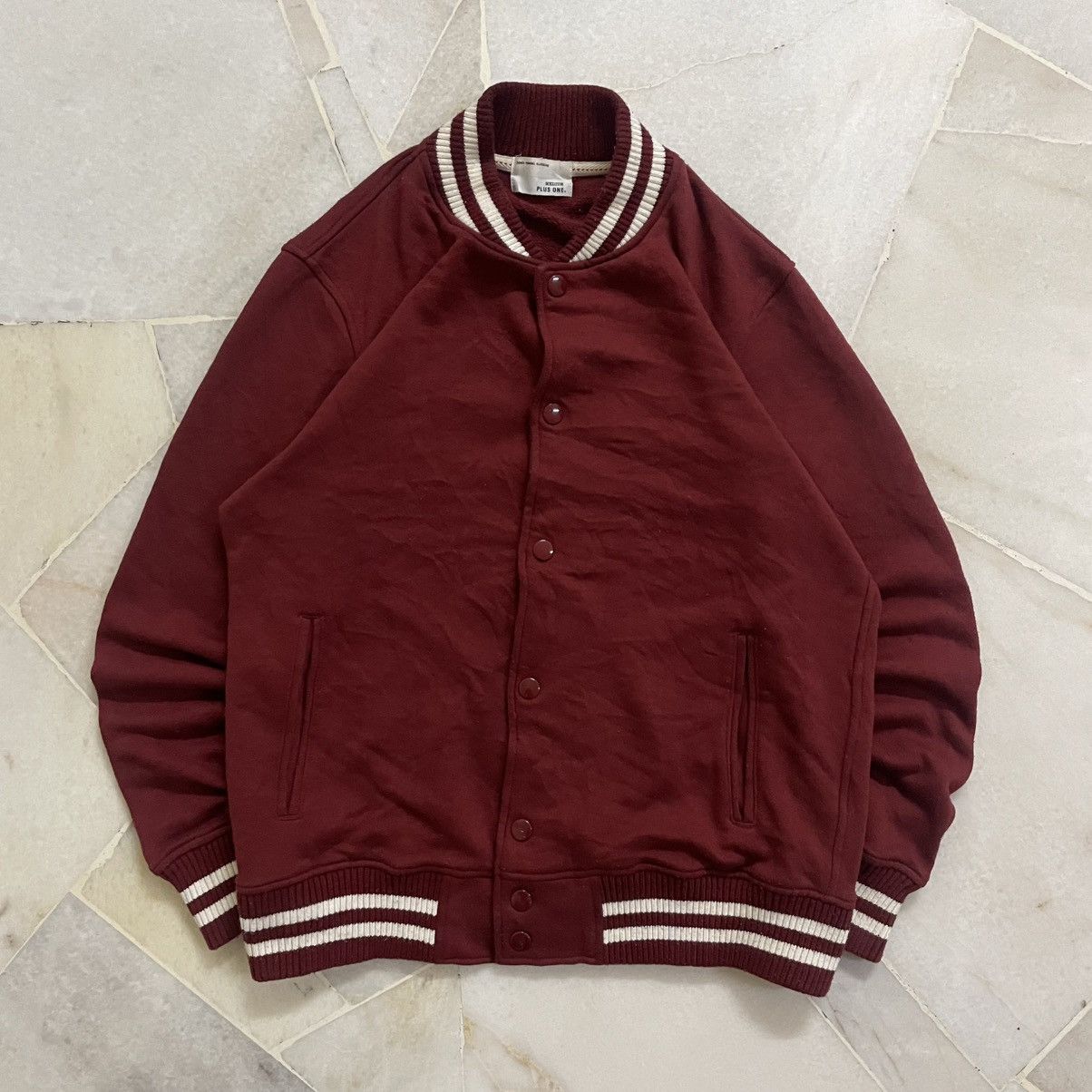 Vintage Vintage classic varsity jacket plain button Size US M / EU 48-50 / 2 - 2 Thumbnail
