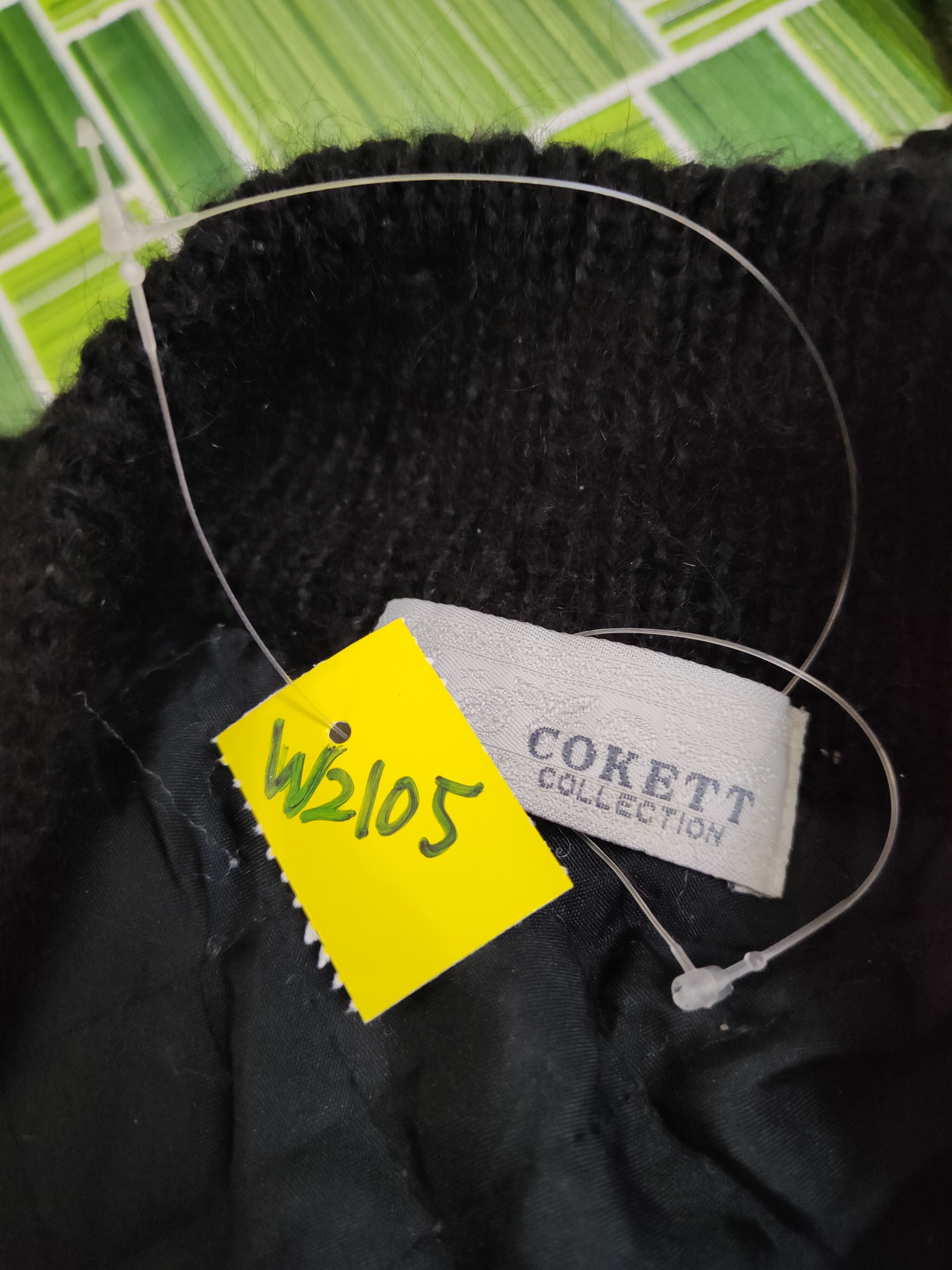 Aran Isles Knitwear Cokett Black Red Wool Knitwear Cardigan #W2105 Size L / US 10 / IT 46 - 12 Thumbnail