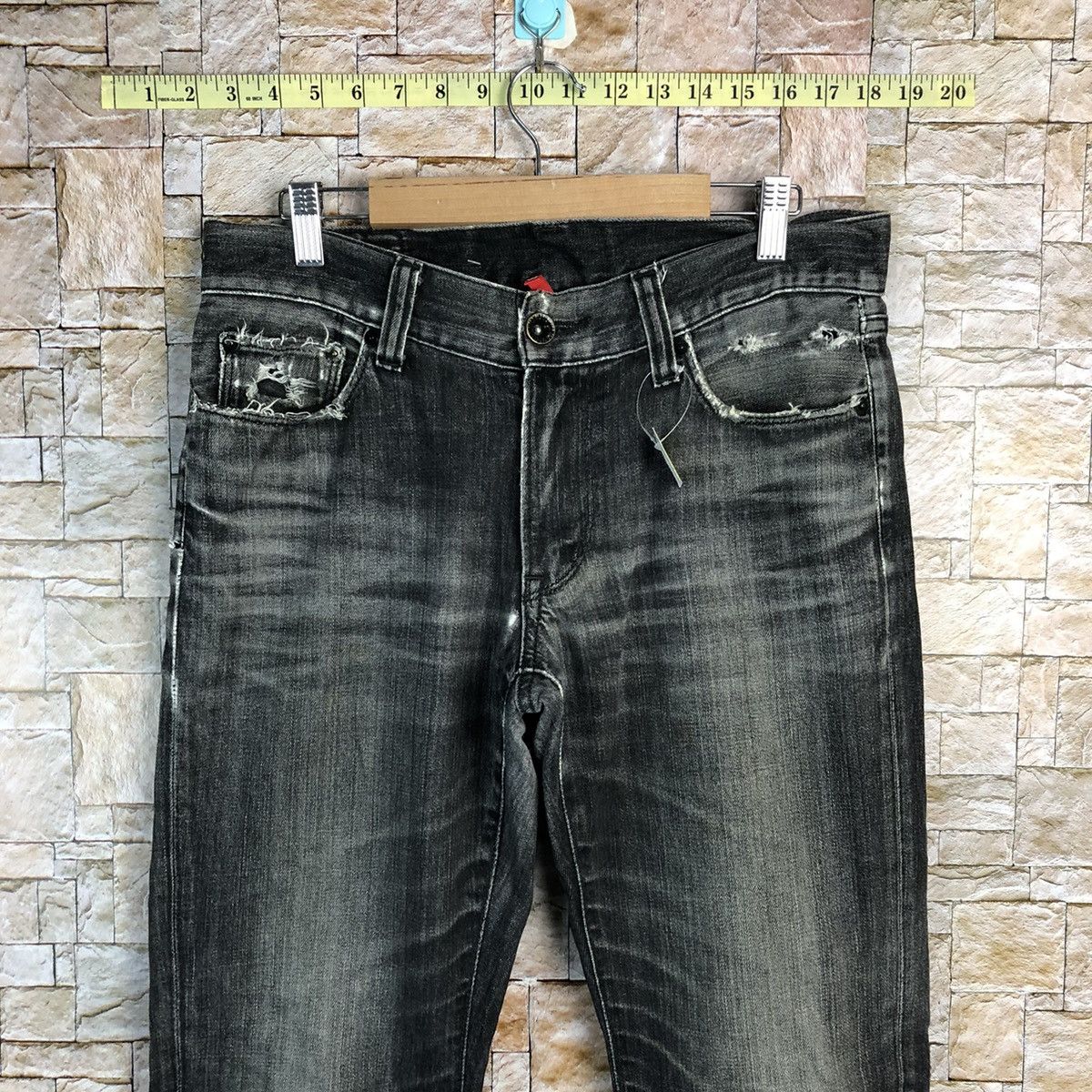 Japanese Brand Uniqlo vintage Jeans faded Black Denim Pants #A131 Size US 32 / EU 48 - 5 Thumbnail