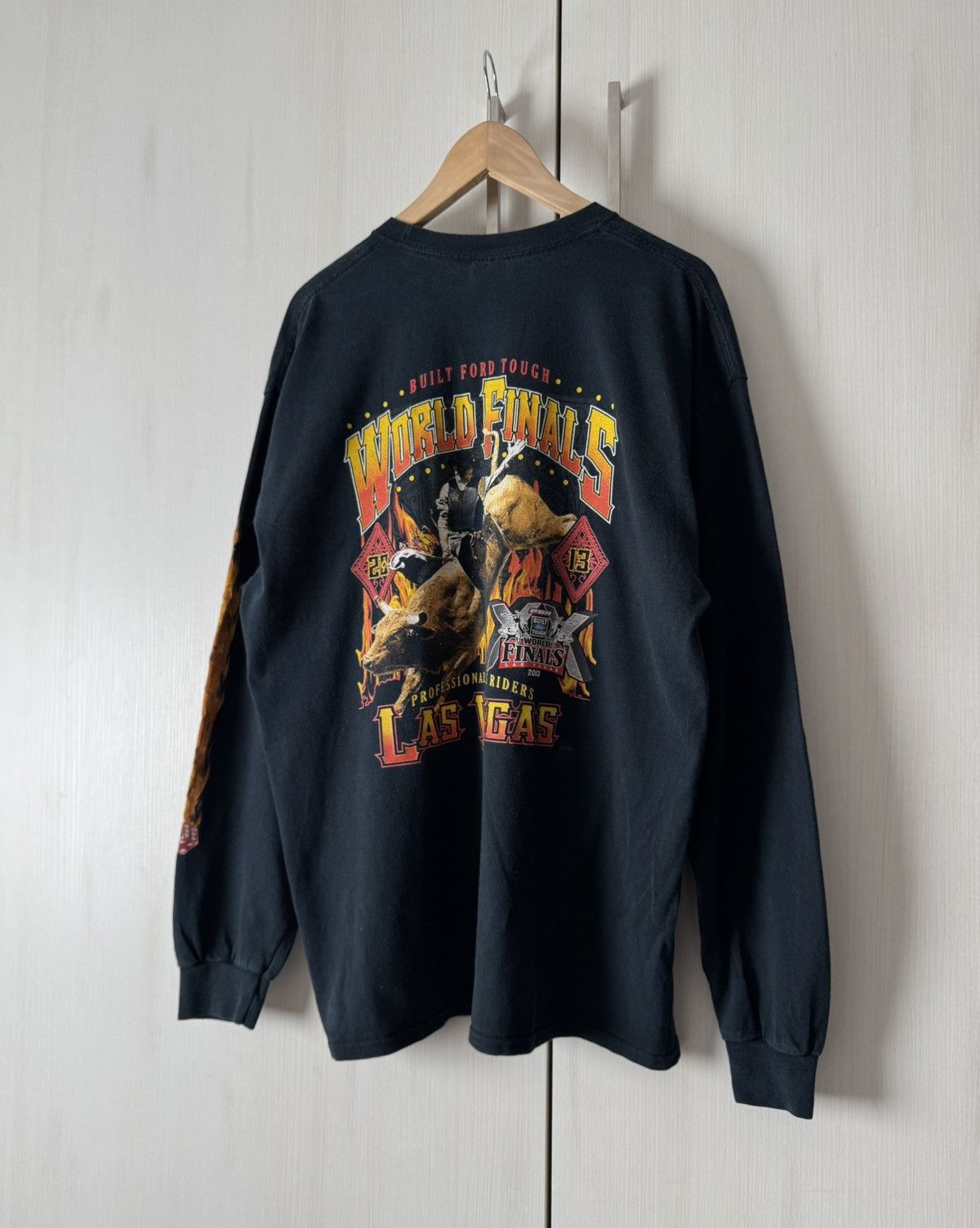 Vintage Vintage PBR World Finals 2013 Las Vegas long-sleeved Size US XL / EU 56 / 4 - 3 Thumbnail