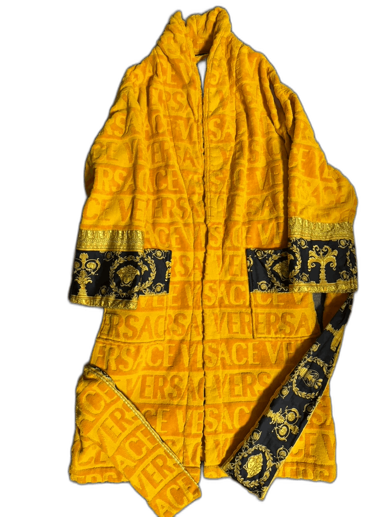 Versace Versace Yellow Bathrobe for Men and Women-yf Size US S / EU 44-46 / 1 - 1 Thumbnail
