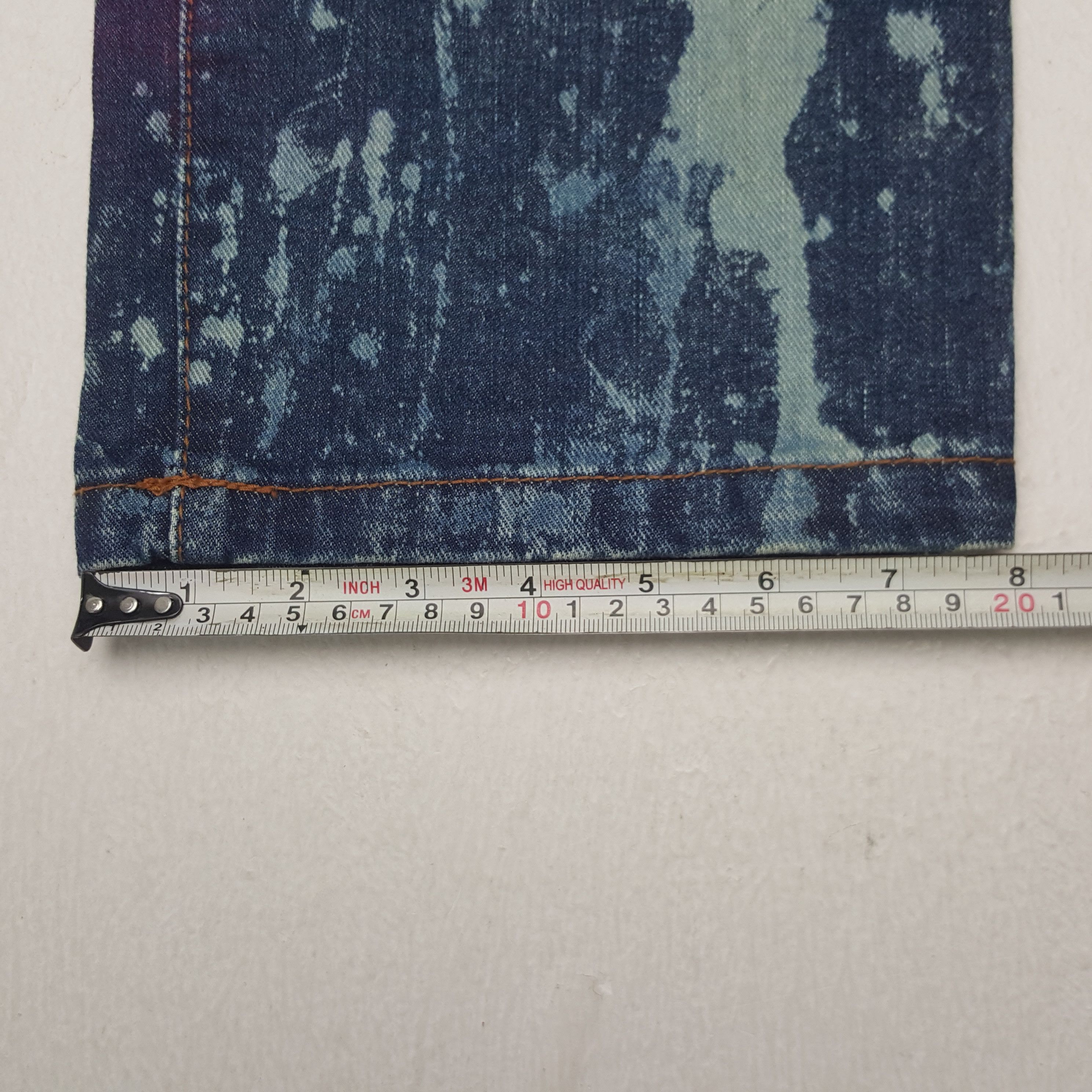Japanese Brand × Vintage Vintage Denim Exchange Japanese Distressed Paint Art Jeans Size US 32 / EU 48 - 13 Thumbnail
