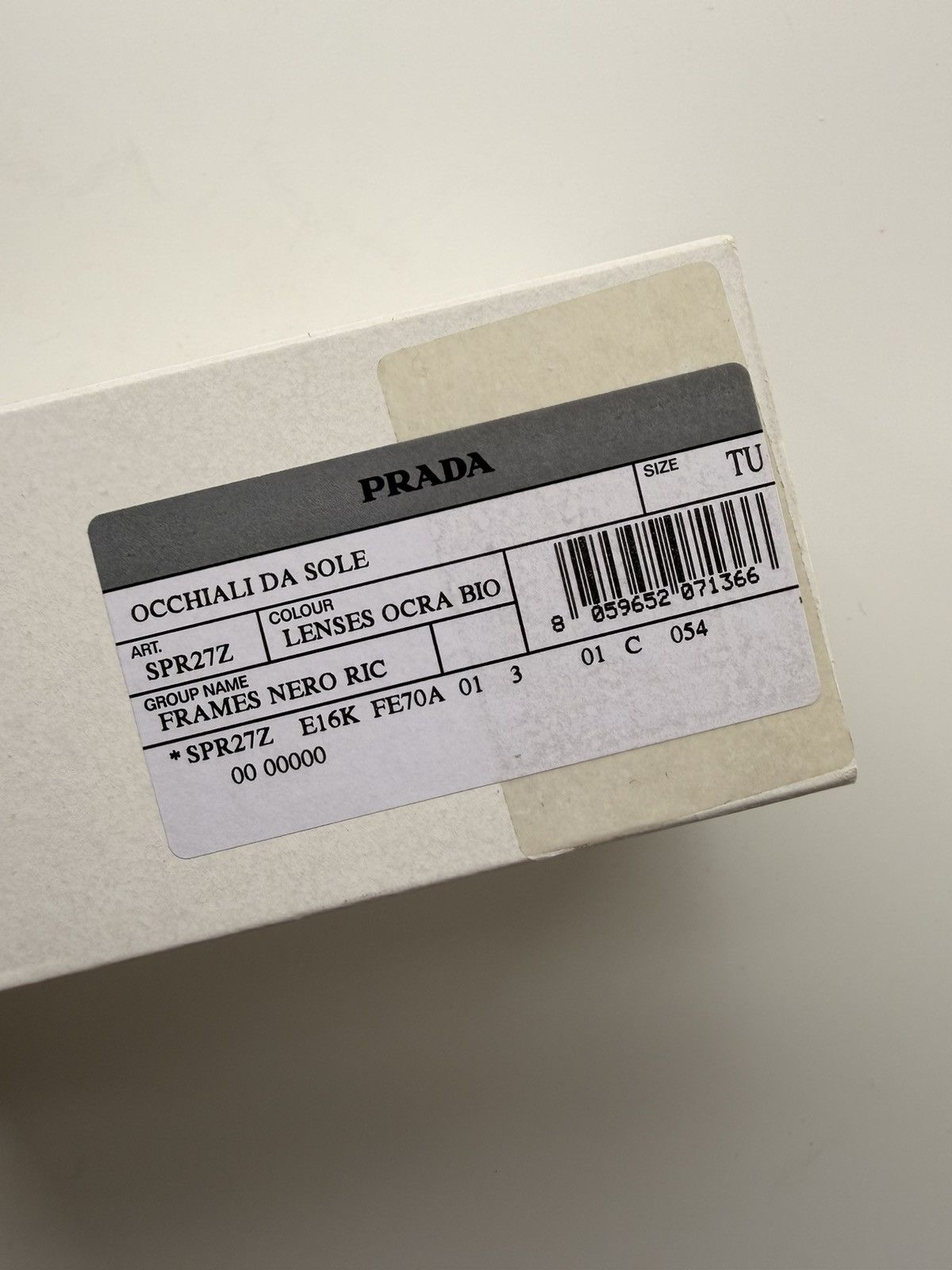 Prada Prada Symbol Sunglasses SPR27Z E16K FE70A C 054 Size ONE SIZE - 9 Thumbnail