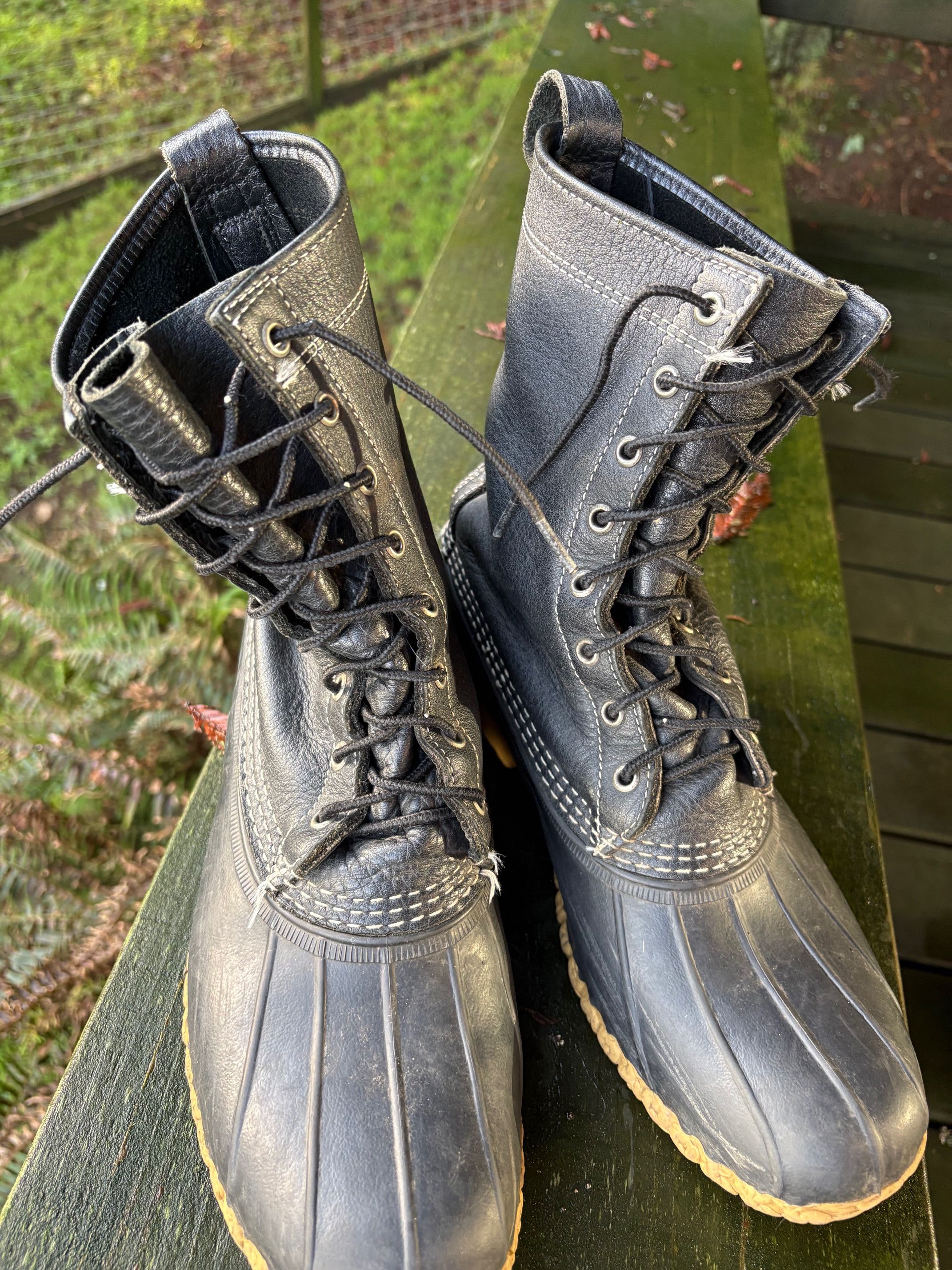 L.L. Bean L.L. Bean - Black Leather Bean Boot Size US 10 / EU 43 - 3 Thumbnail